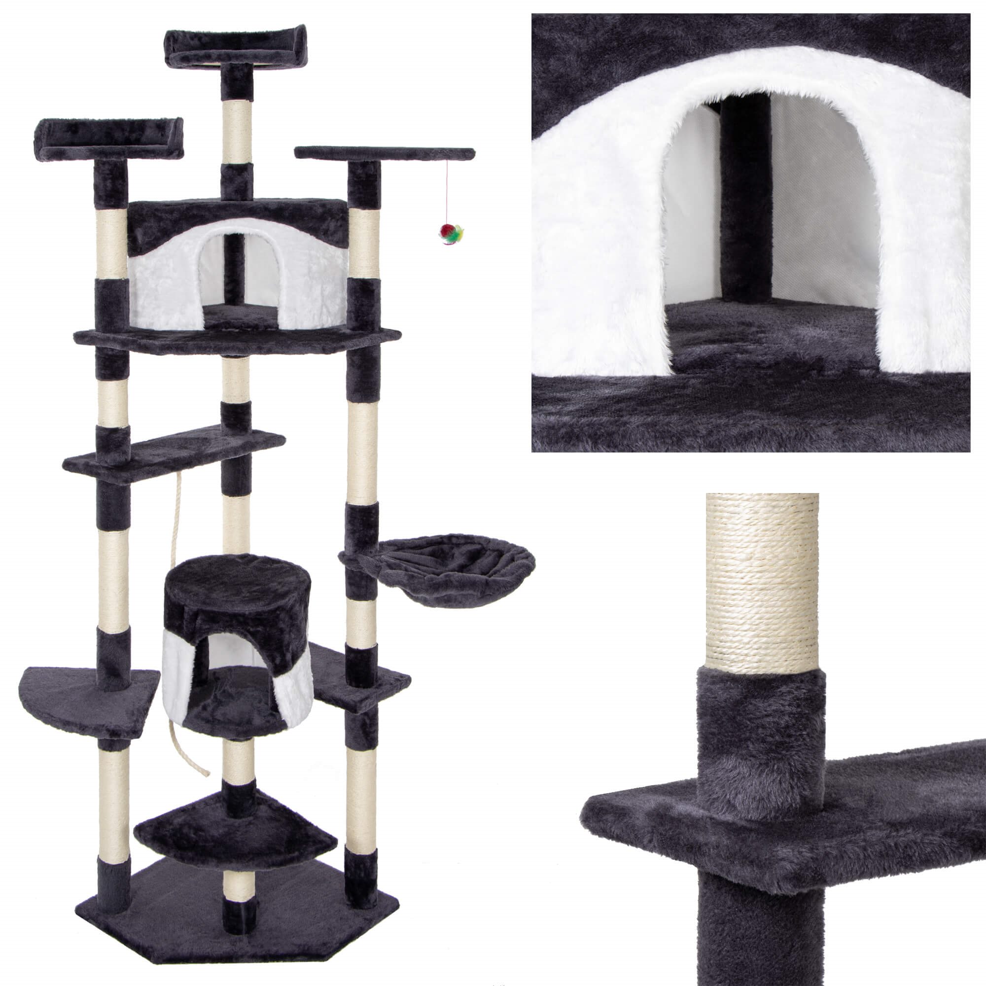 Kačių draskyklė springos pa1045 203 cm su 11 aukštų