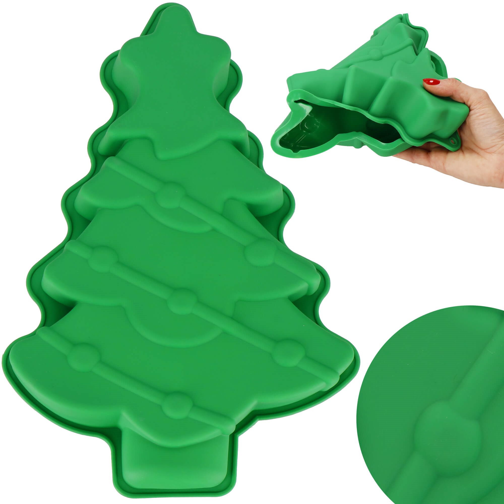Silikoninė sausainių forma Springos 30 cm Kalėdų eglutė 2