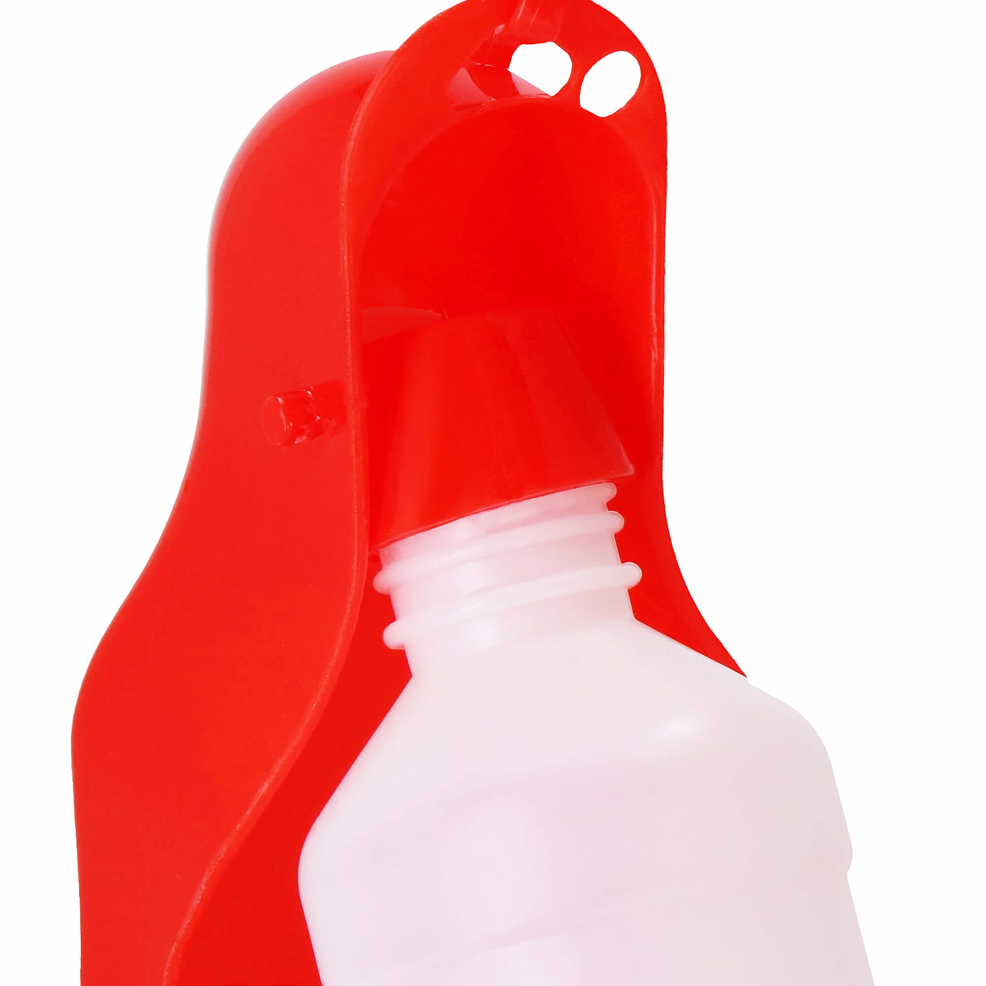 Vandens butelis su girdykla springos pa0296 500 ml raudonas