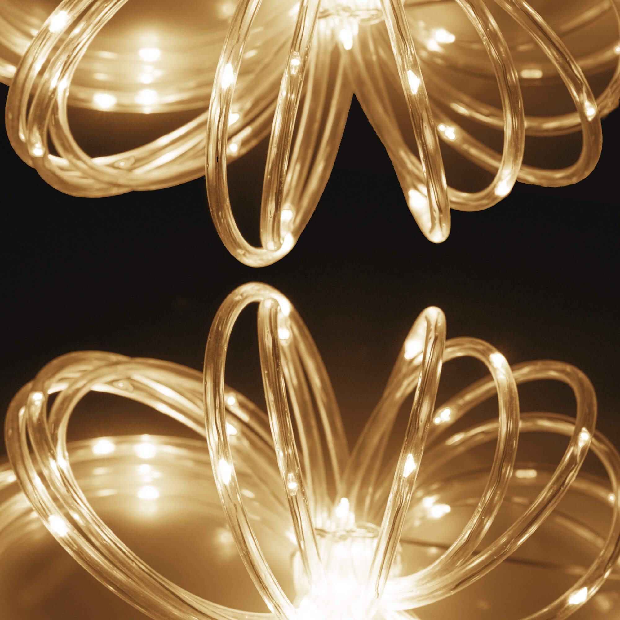 Led kalėdinė girlianda springos, 5,7 m, šilta balta, ip44