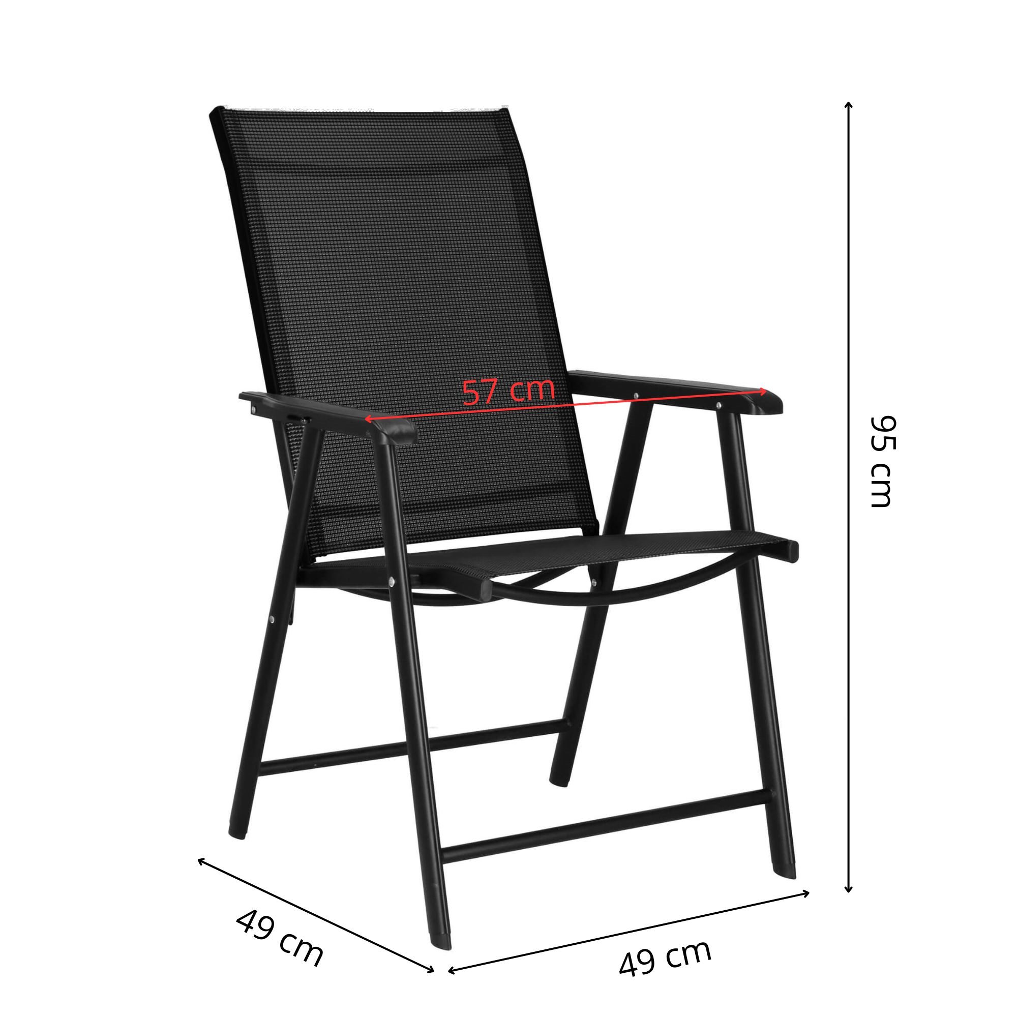 Sulankstoma sodo kėdė springos gf0079, 57x66x95 cm 1