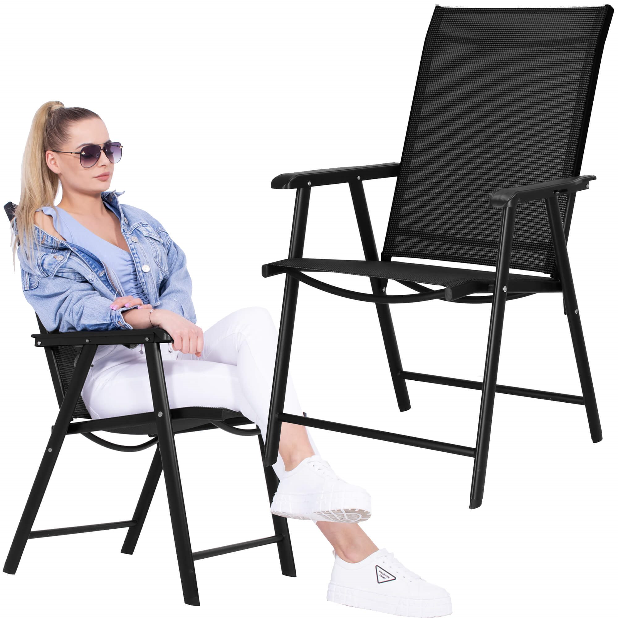 Sulankstoma sodo kėdė springos gf0079, 57x66x95 cm