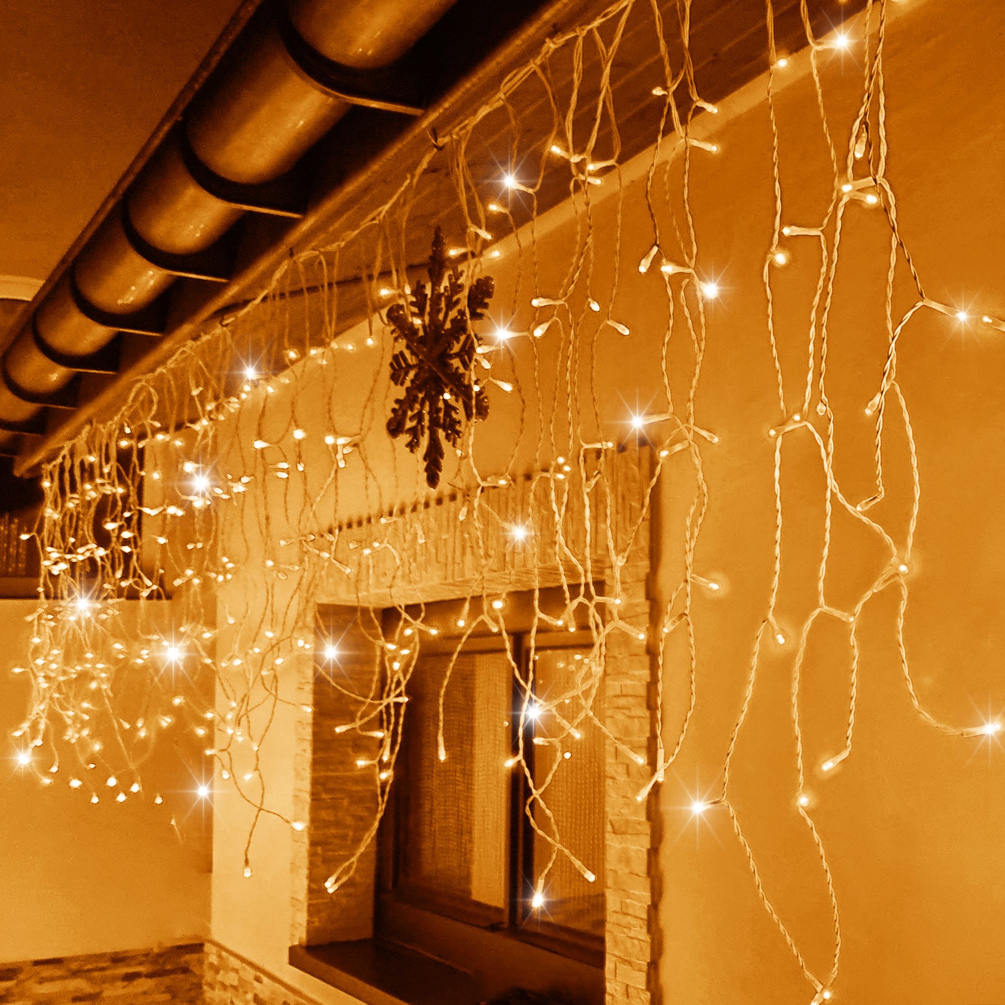 Led girlianda varvekliai icinic 300 led, ip44 klasė