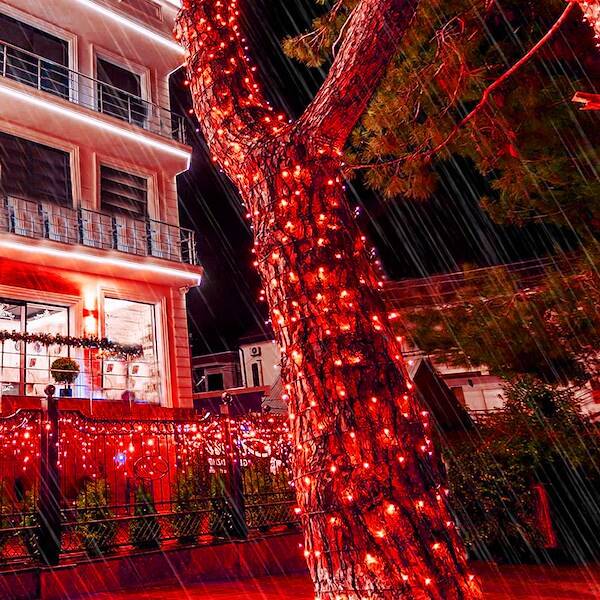Kalėdinės lemputės springos 300 led, 21,5 m, vidinis naudojimas