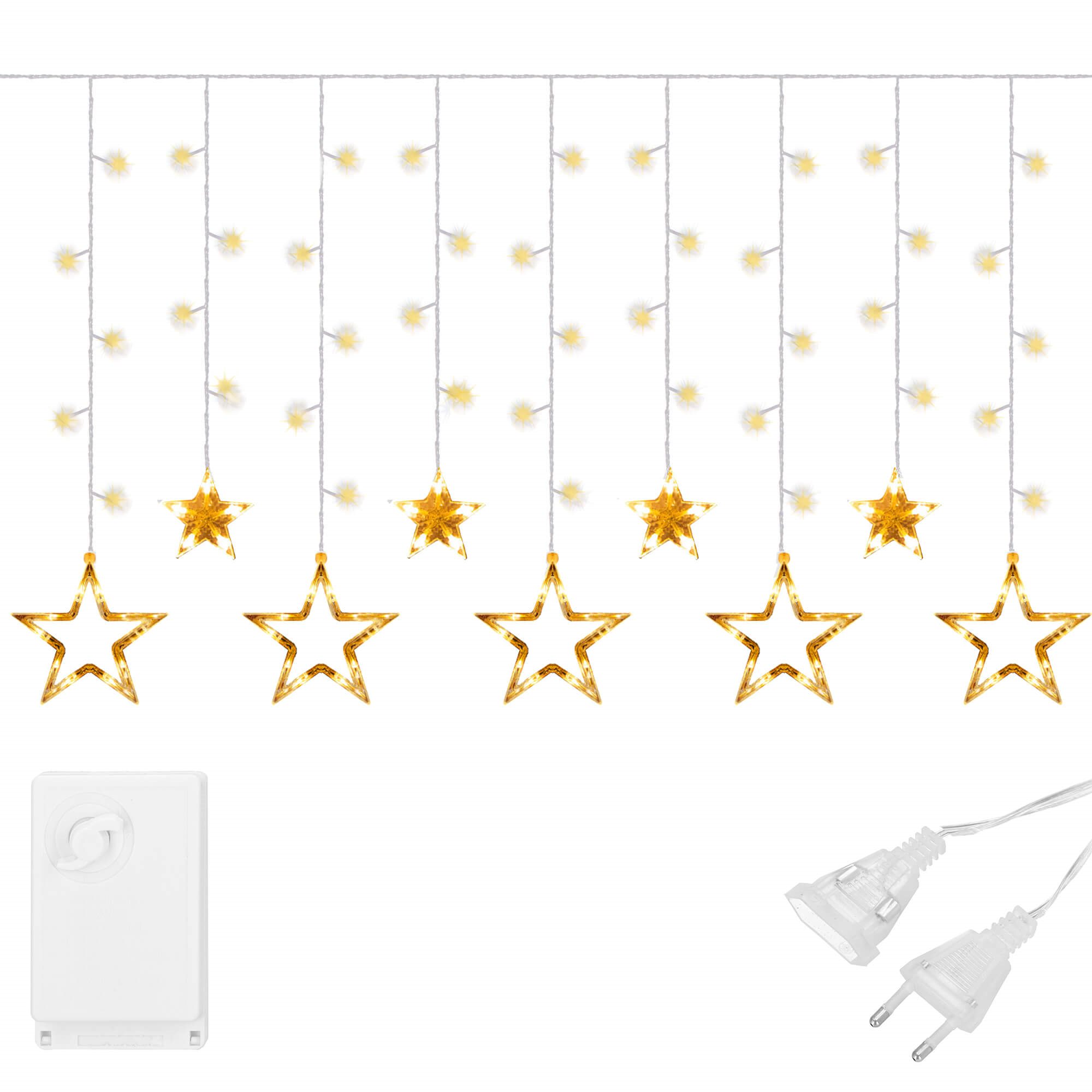 Žvaigždžių užuolaida 4,2 m 138 LED