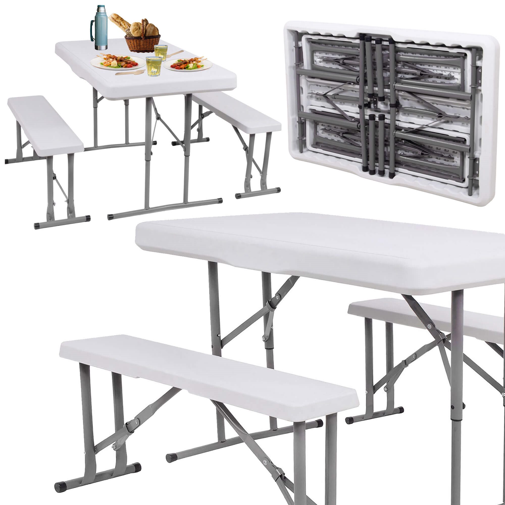 Sulankstomas stalas su suolais Springos GF0096 2