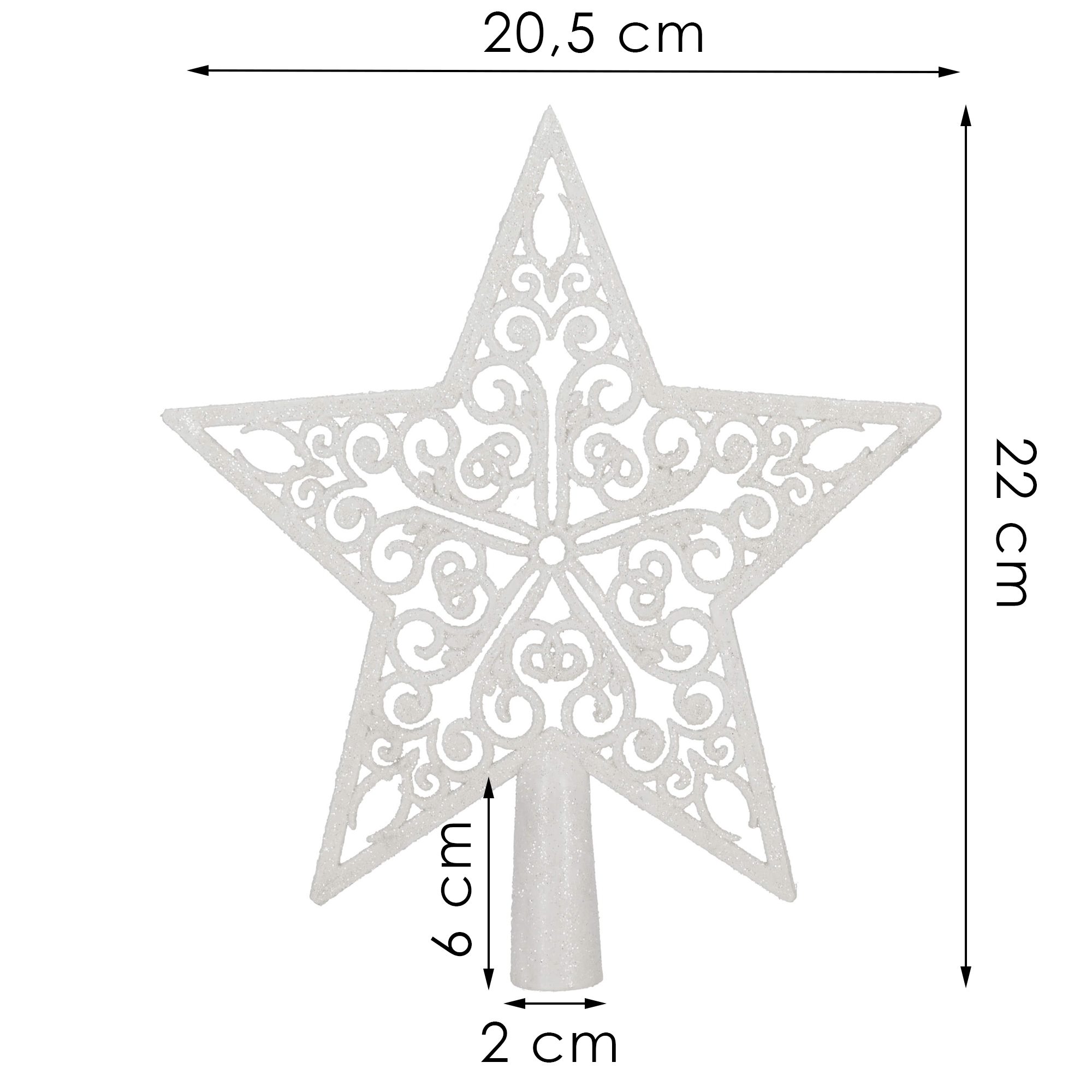 Eglutės žvaigždė springos 22 cm