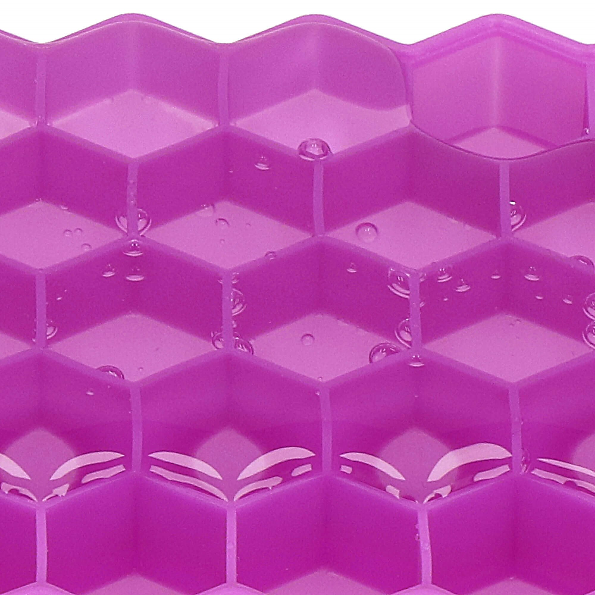 Silikoninė ledo forma Springos 20x12 cm violetinė 3