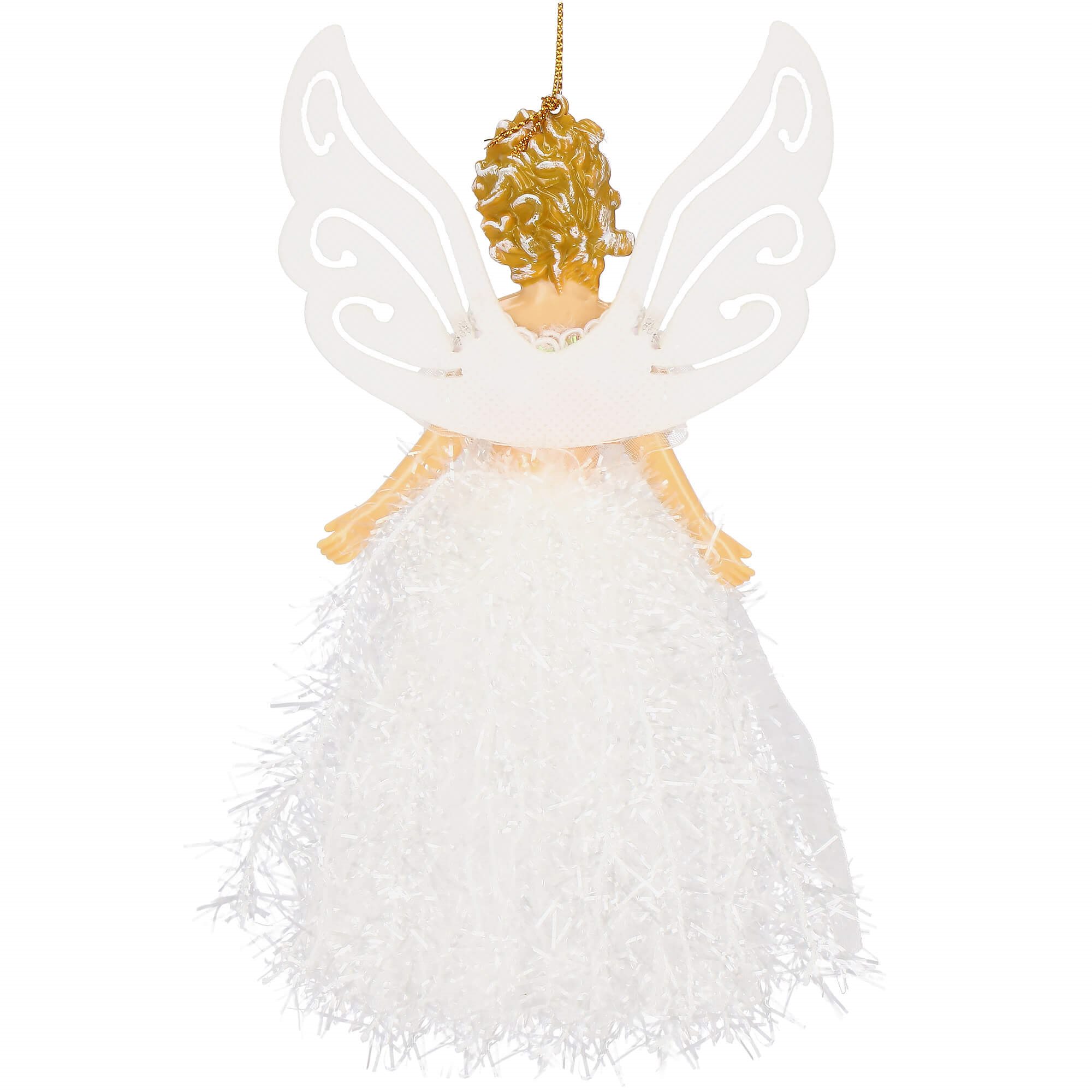 Kalėdinis angelas springos, 20 cm