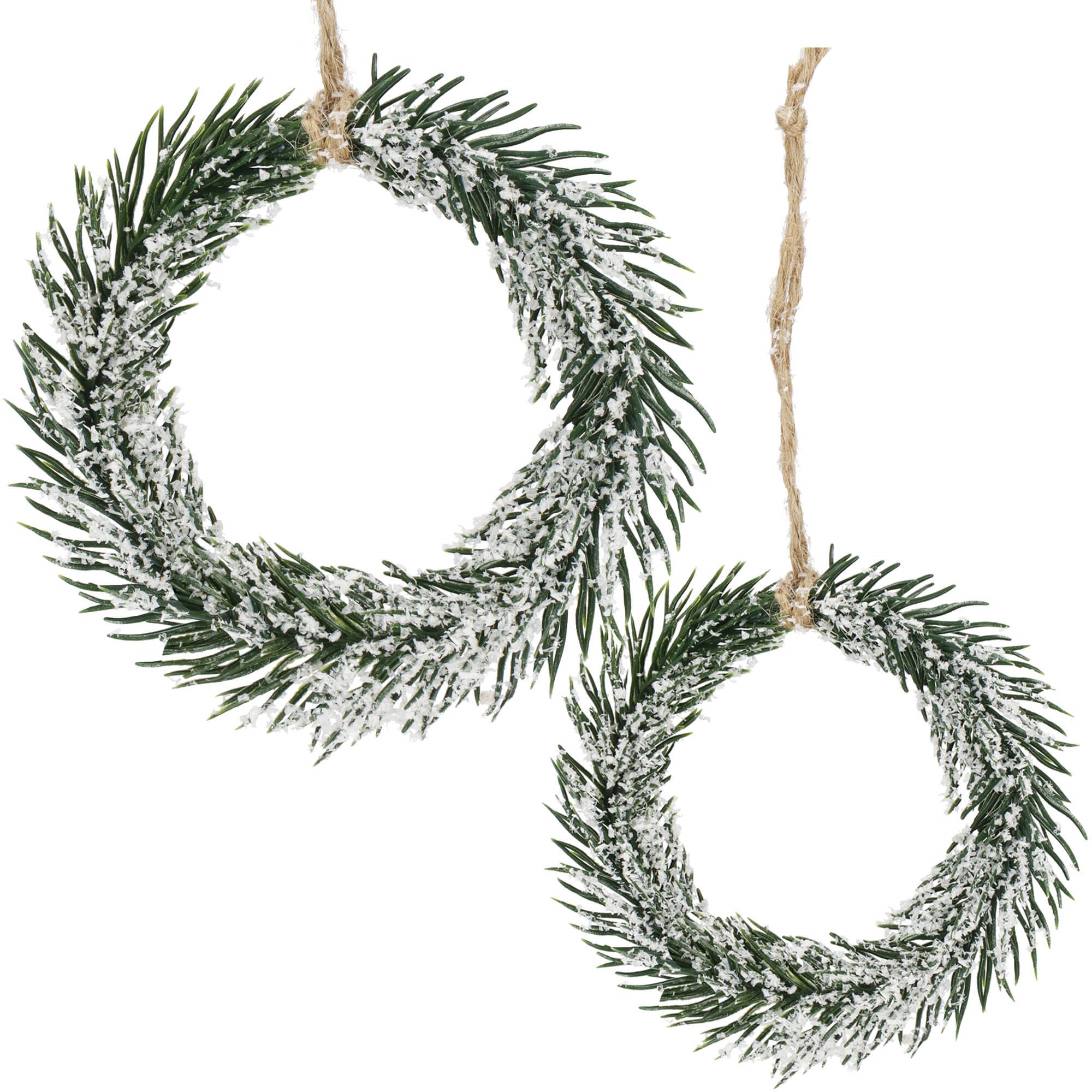 Dekoratyvinė šakelė springos, 10 cm, ruda/balta/žalia