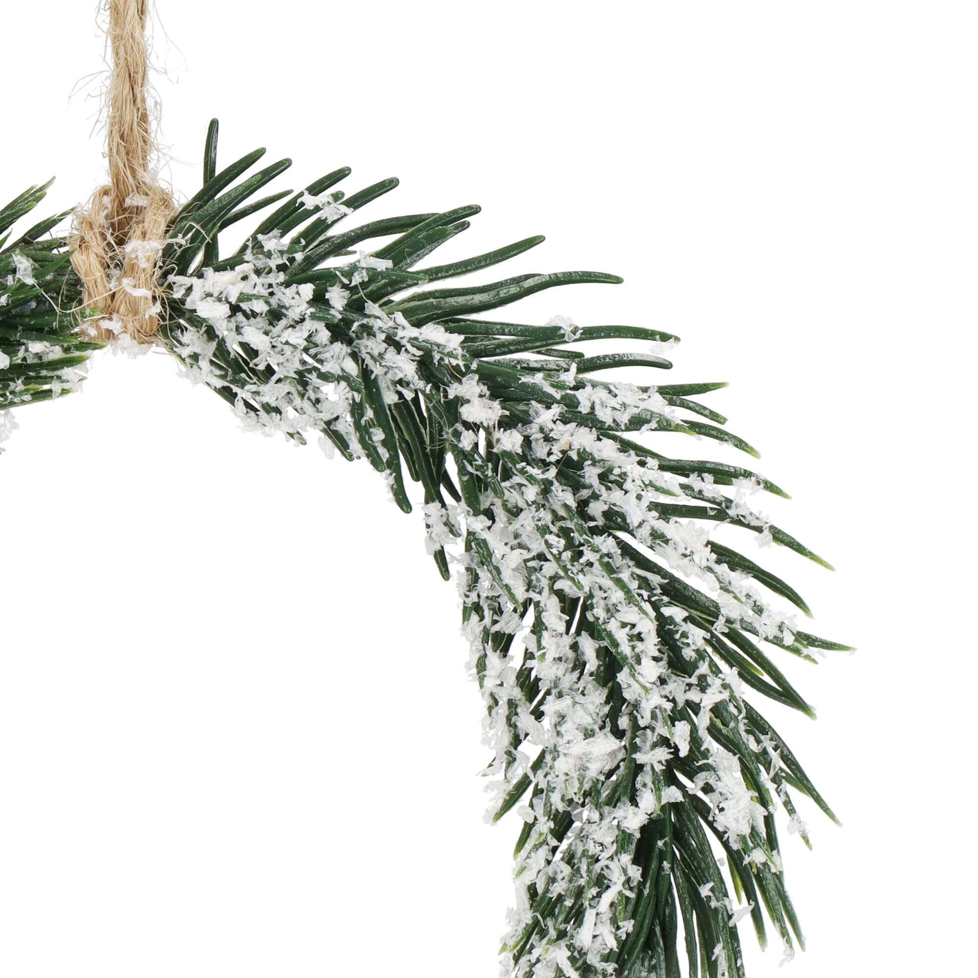 Dekoratyvinė šakelė springos, 10 cm, ruda/balta/žalia
