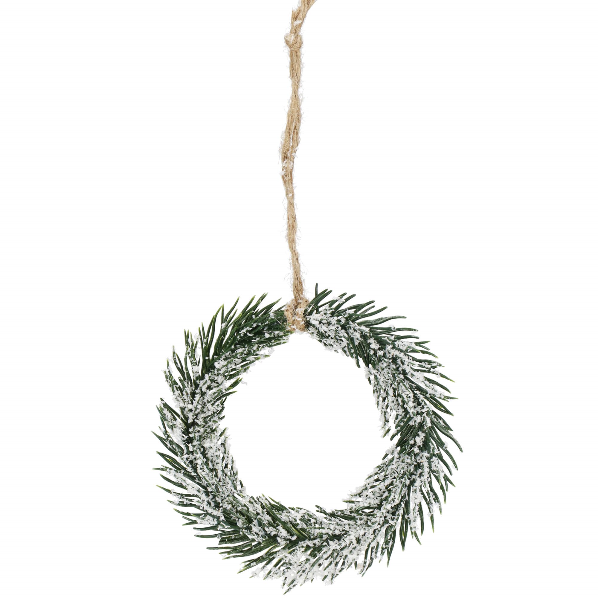 Dekoratyvinė šakelė springos, 10 cm, ruda/balta/žalia