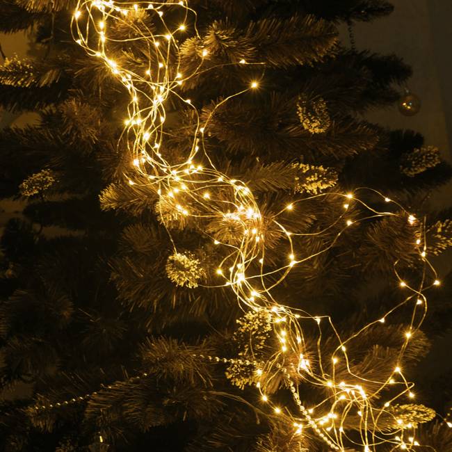 Dekoratyvinės led girliandos springos cl0093, 2 m, 300 led
