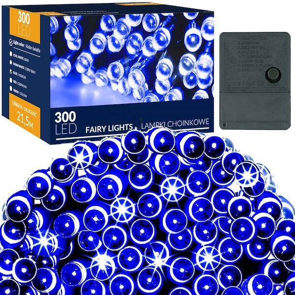 Kalėdinės lemputės springos 300 mikro led, 21,5 m, ip20