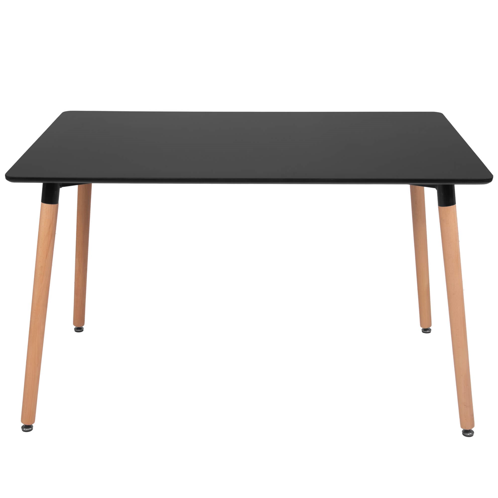 Kavos staliukas springos hf0016, 120x80 cm, juodas/rudas