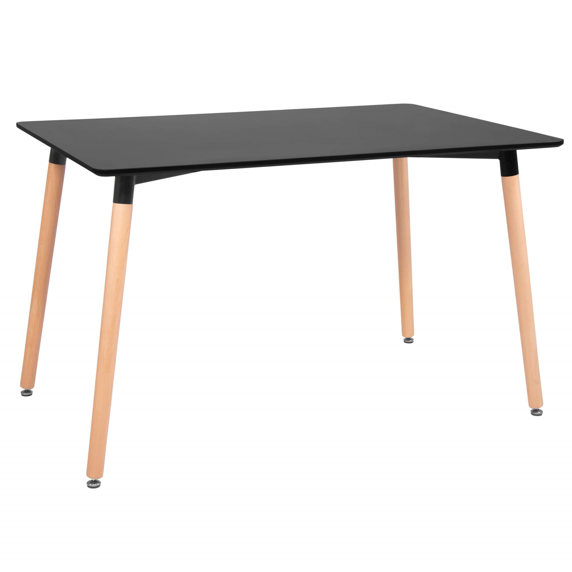 Kavos staliukas springos hf0016, 120x80 cm, juodas/rudas