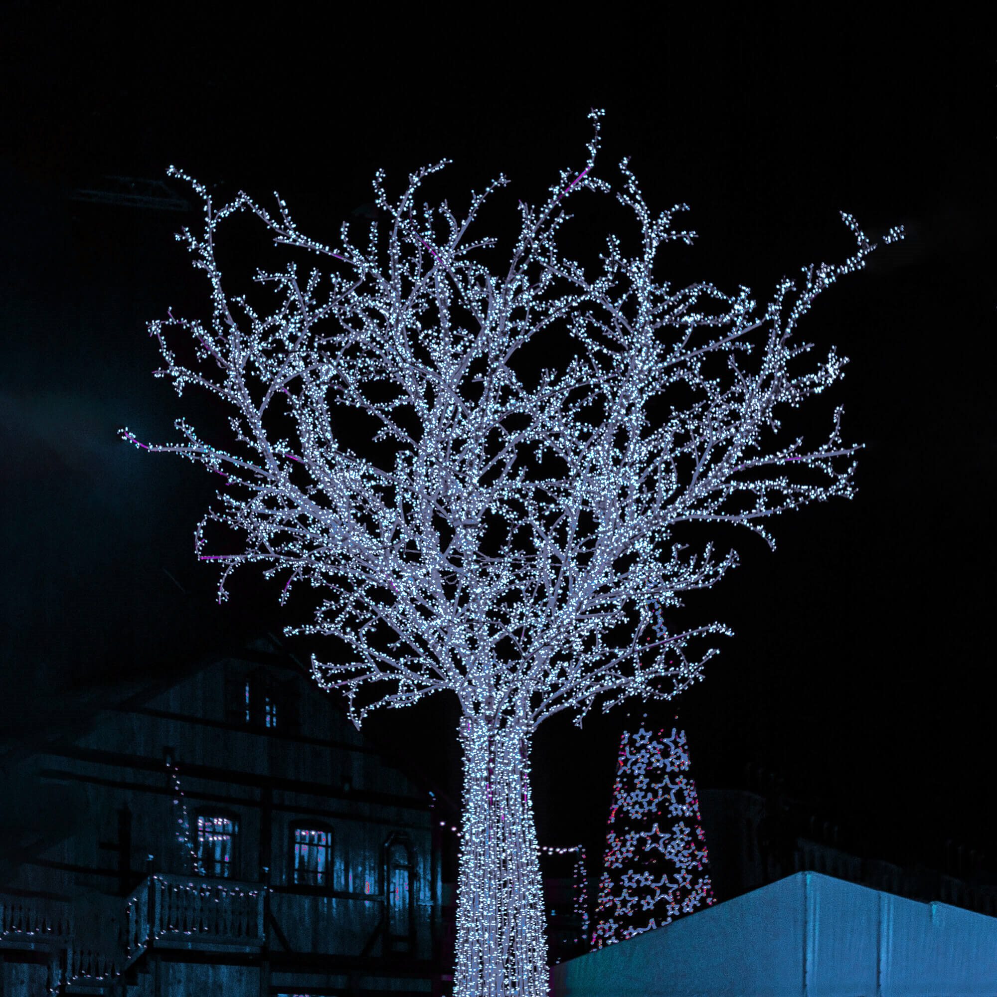 Kalėdinės lemputės springos 1000 led, 50 m, ip44 1