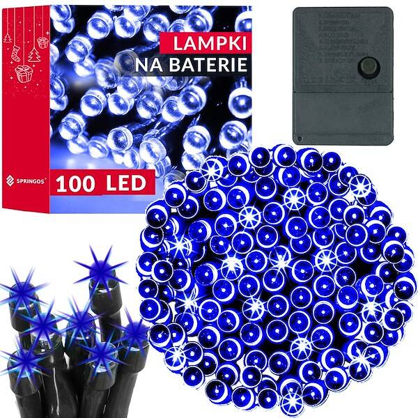 Kalėdinės lemputės springos cl0129 100 led 8,5 m
