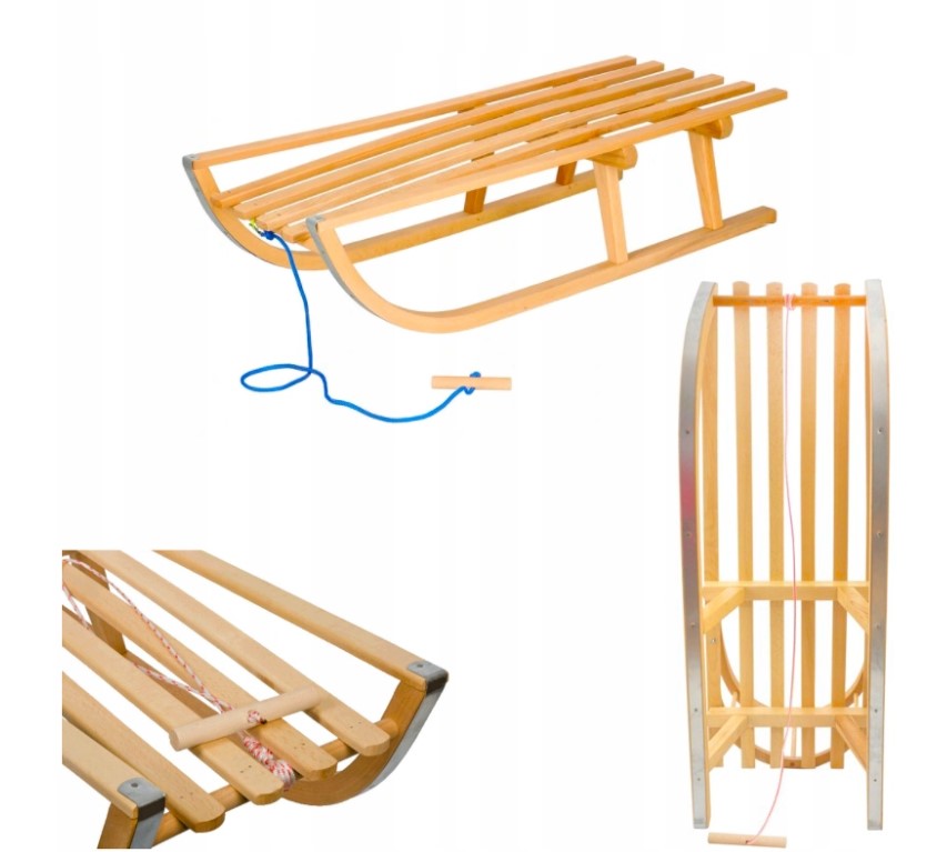 Medinės rogutės springos san002 90 cm 1