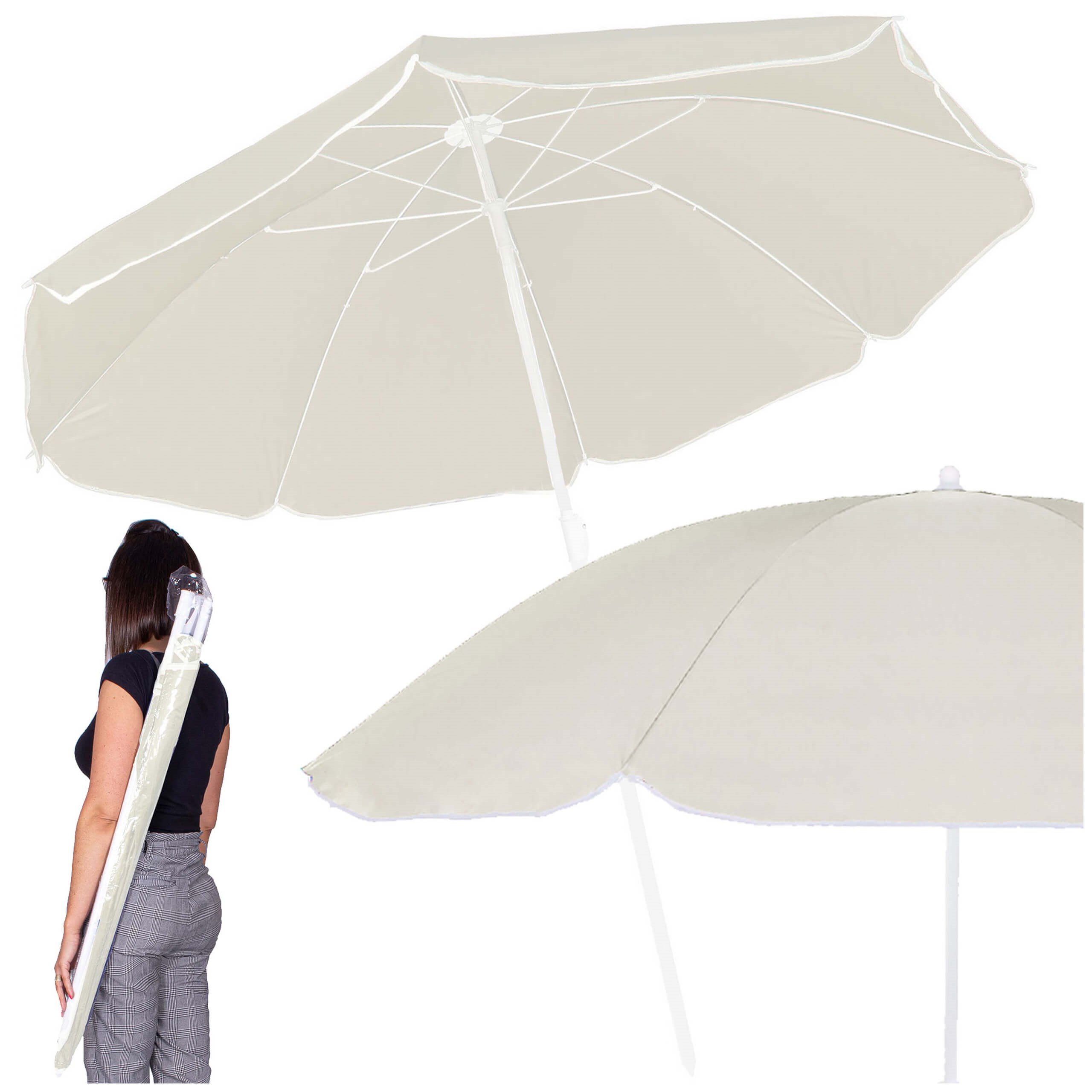 Paplūdimio skėtis 160 cm 2