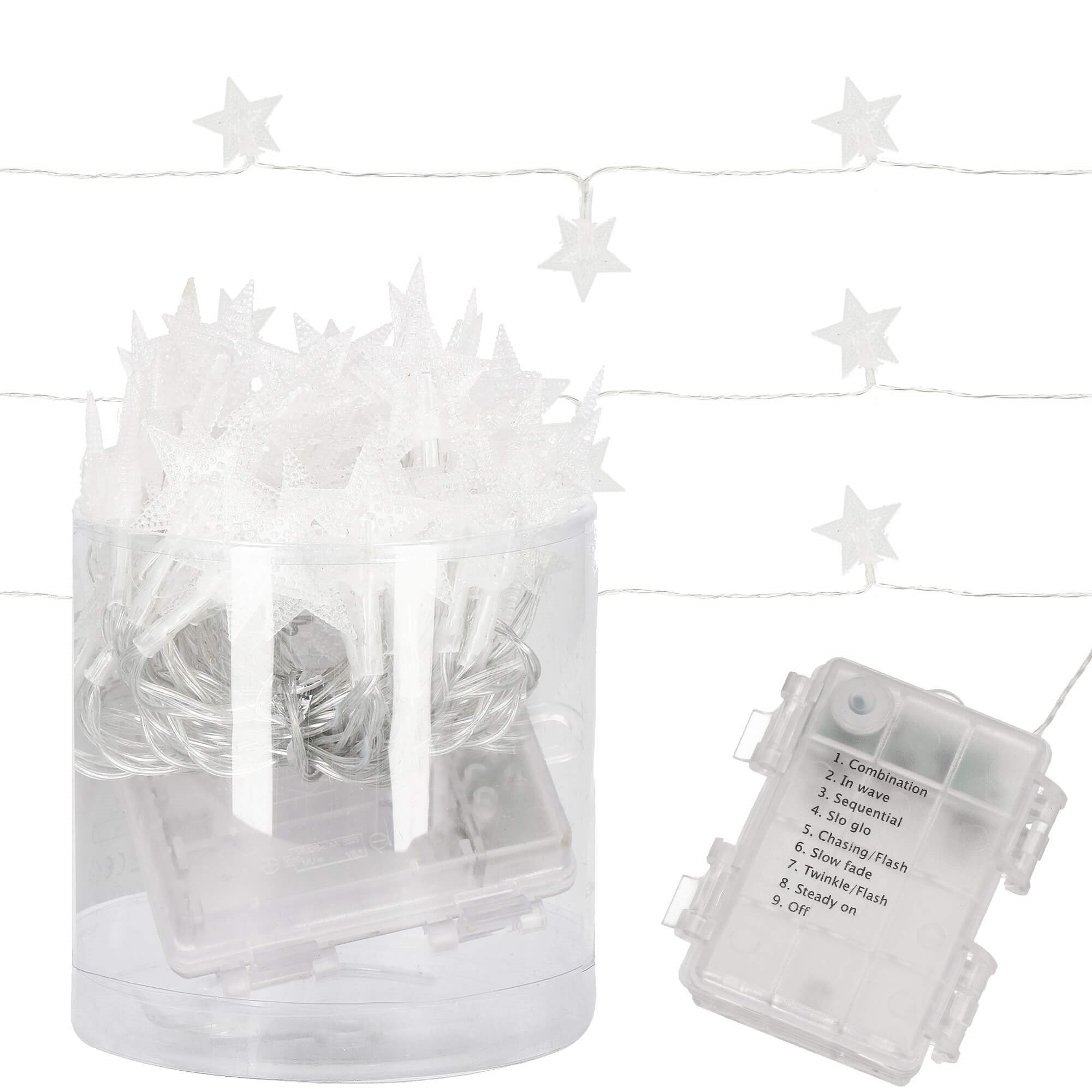 Šviesos girlianda springos 50 led, 5 m