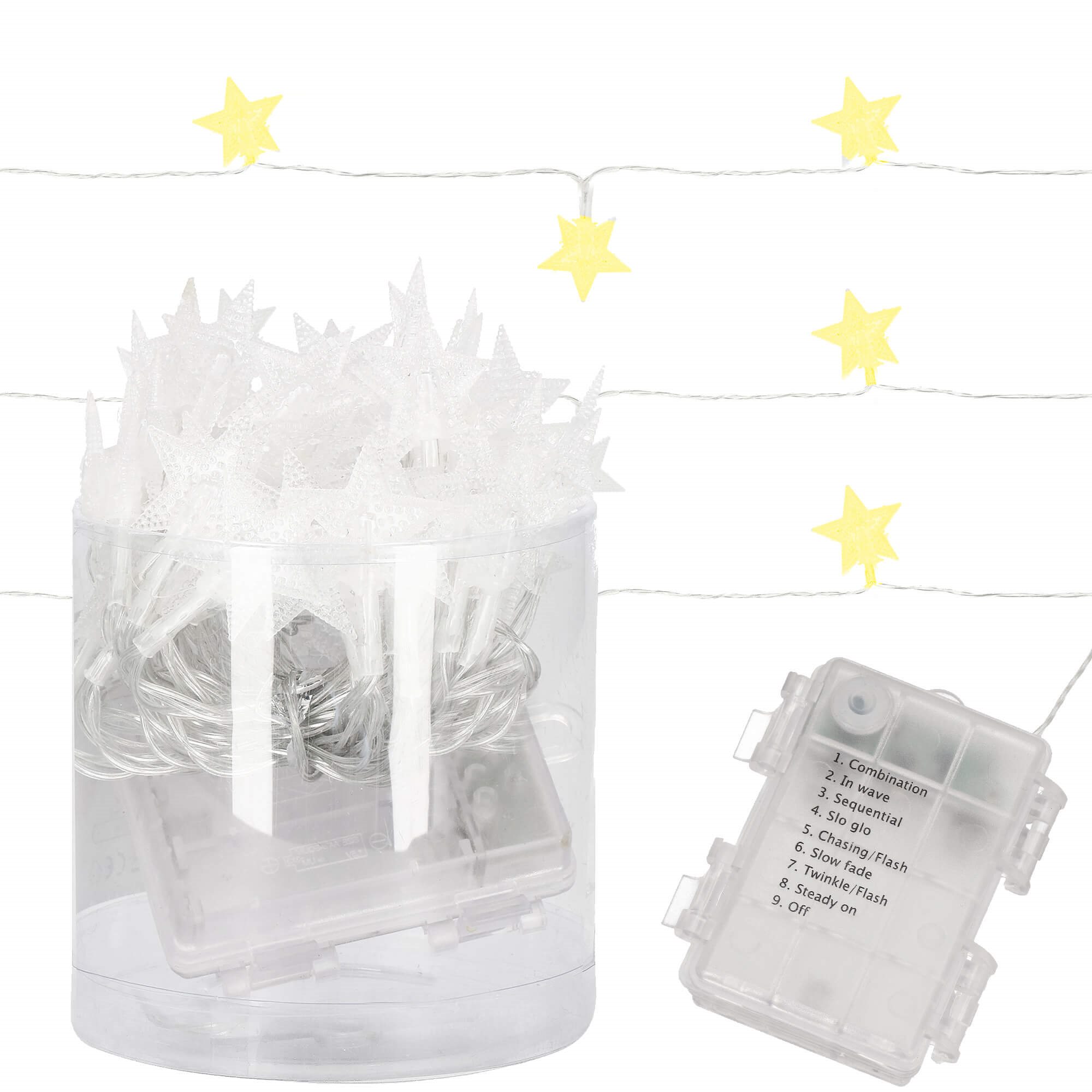 Šviesos girlianda springos 50 led, 5 m