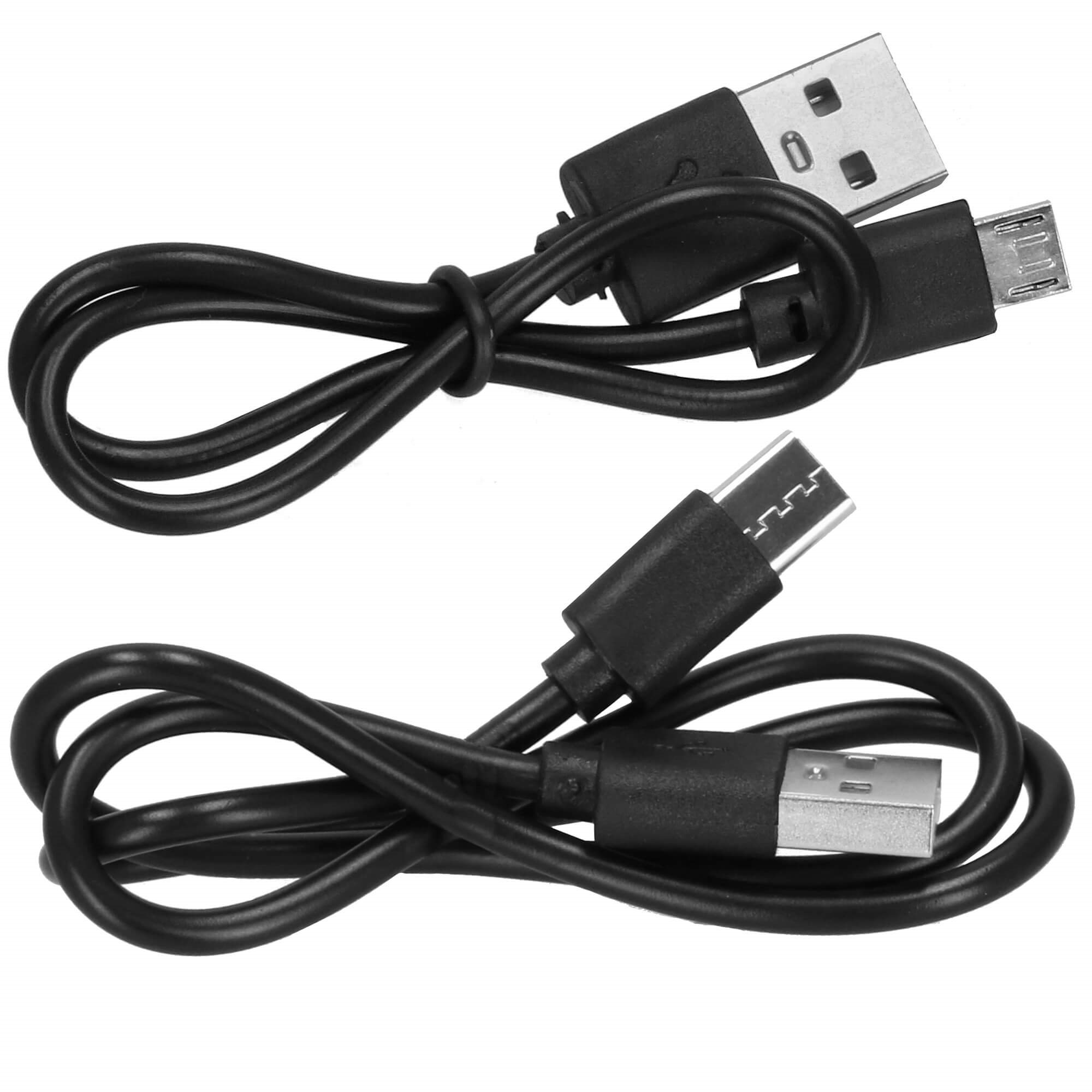 Dviračio žibintų rinkinys springos ba0081, 1000 lm, usb įkrovimas