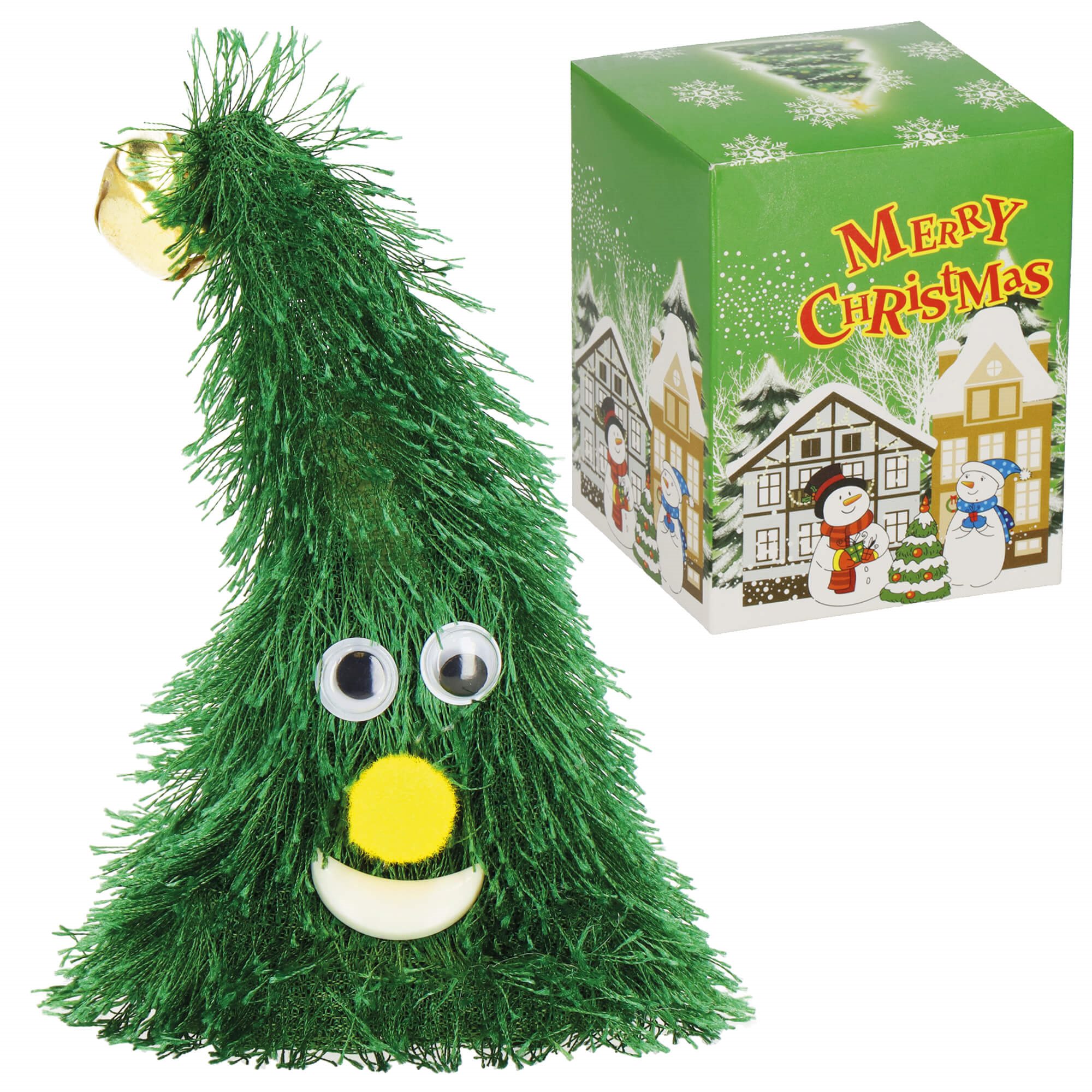 Šokanti kalėdų eglutė springos® su dainuojančiomis melodijomis, 16 cm