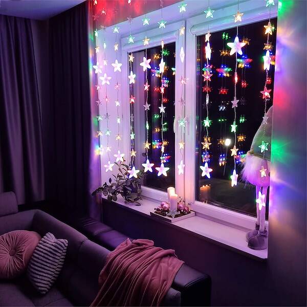 Kalėdinės lemputės springos cl4005 180 led šviesos girlianda