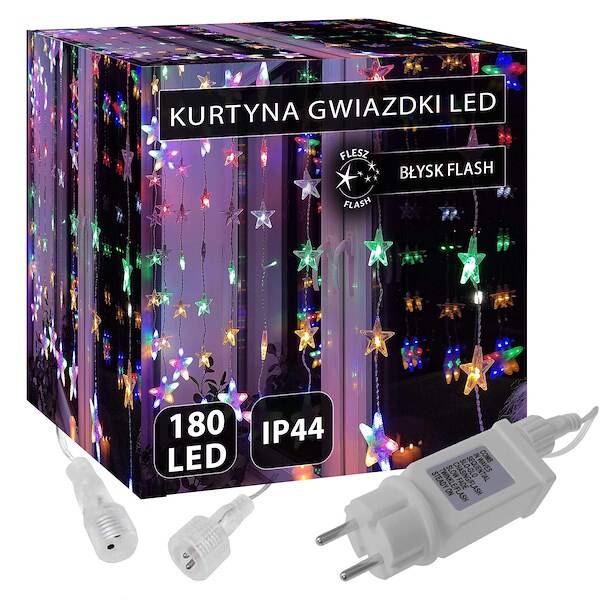 Kalėdinės lemputės springos cl4005 180 led šviesos girlianda