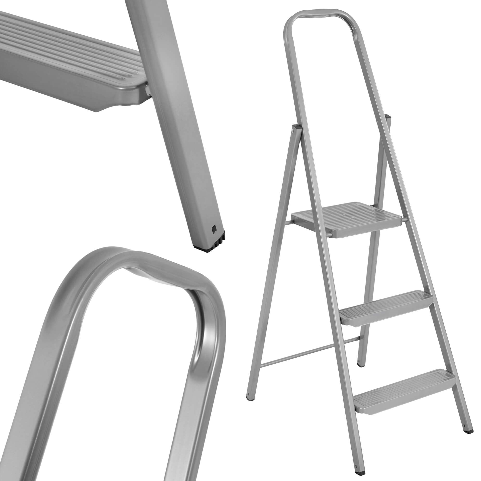 Sulankstomos kopėčios springos ld0098, 3 pakopos, 123 cm, iki 150 kg