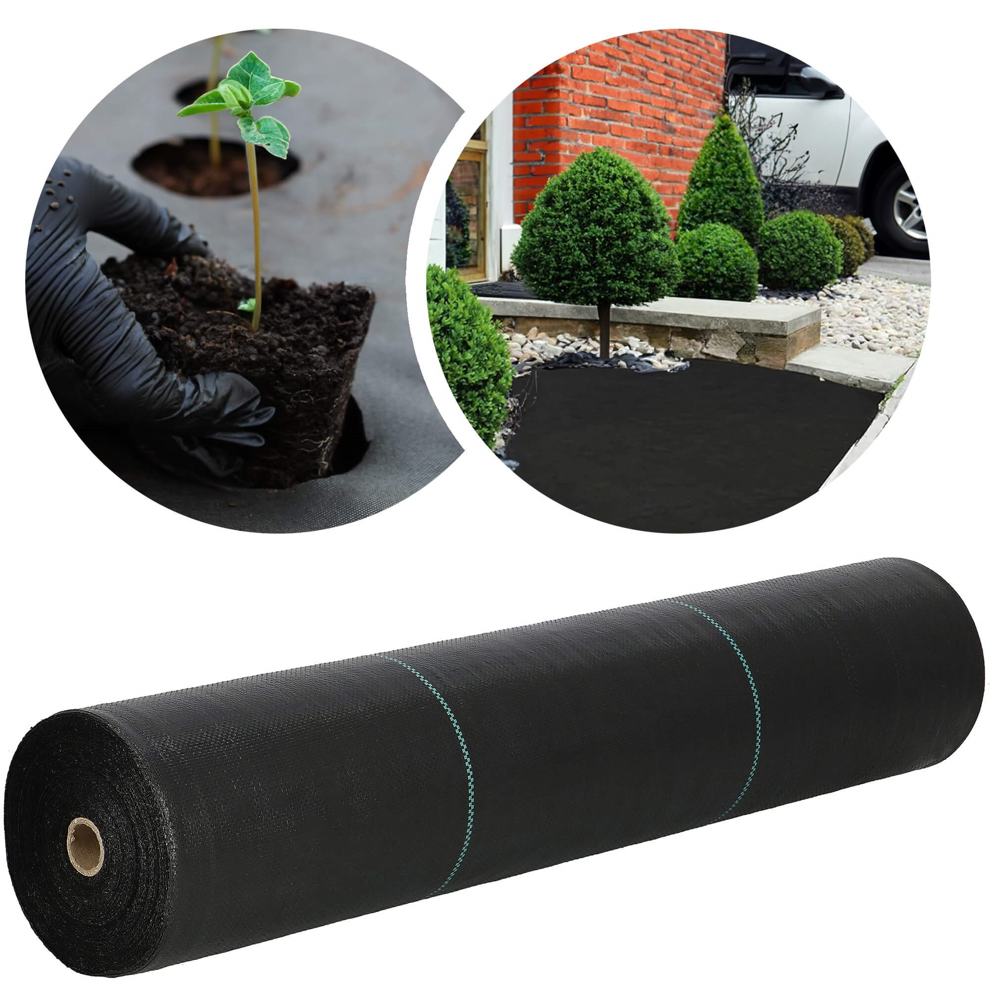 Agrotekstilė nuo piktžolių springos 90g/m² 1,1x10 m 1