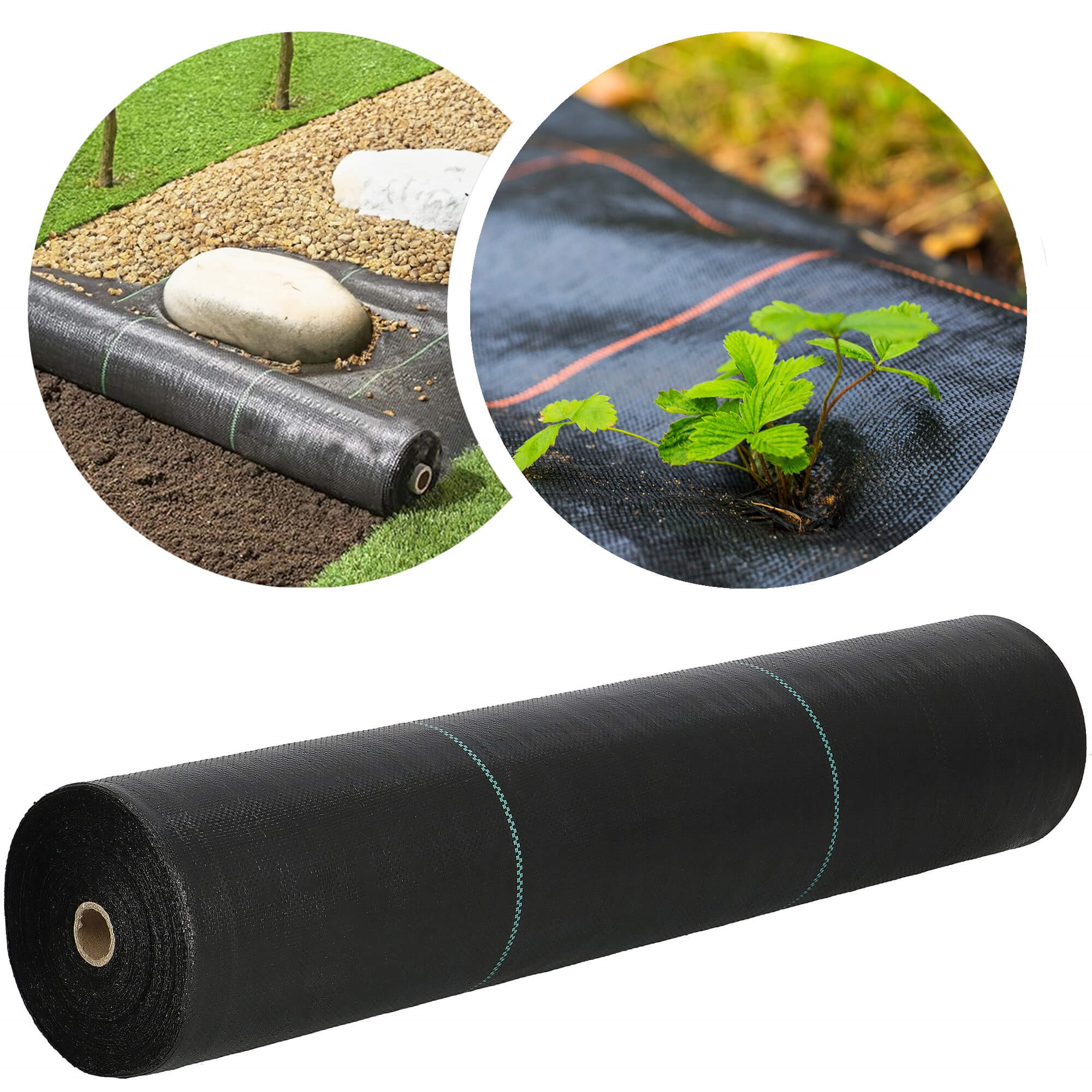 Agrotekstilė nuo piktžolių springos 90g/m² 1,1x10 m 2