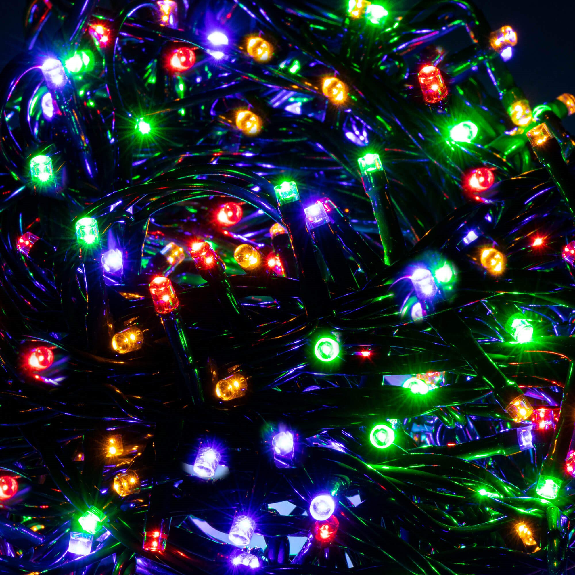 Kalėdinės lemputės springos 300 led, 17,5 m