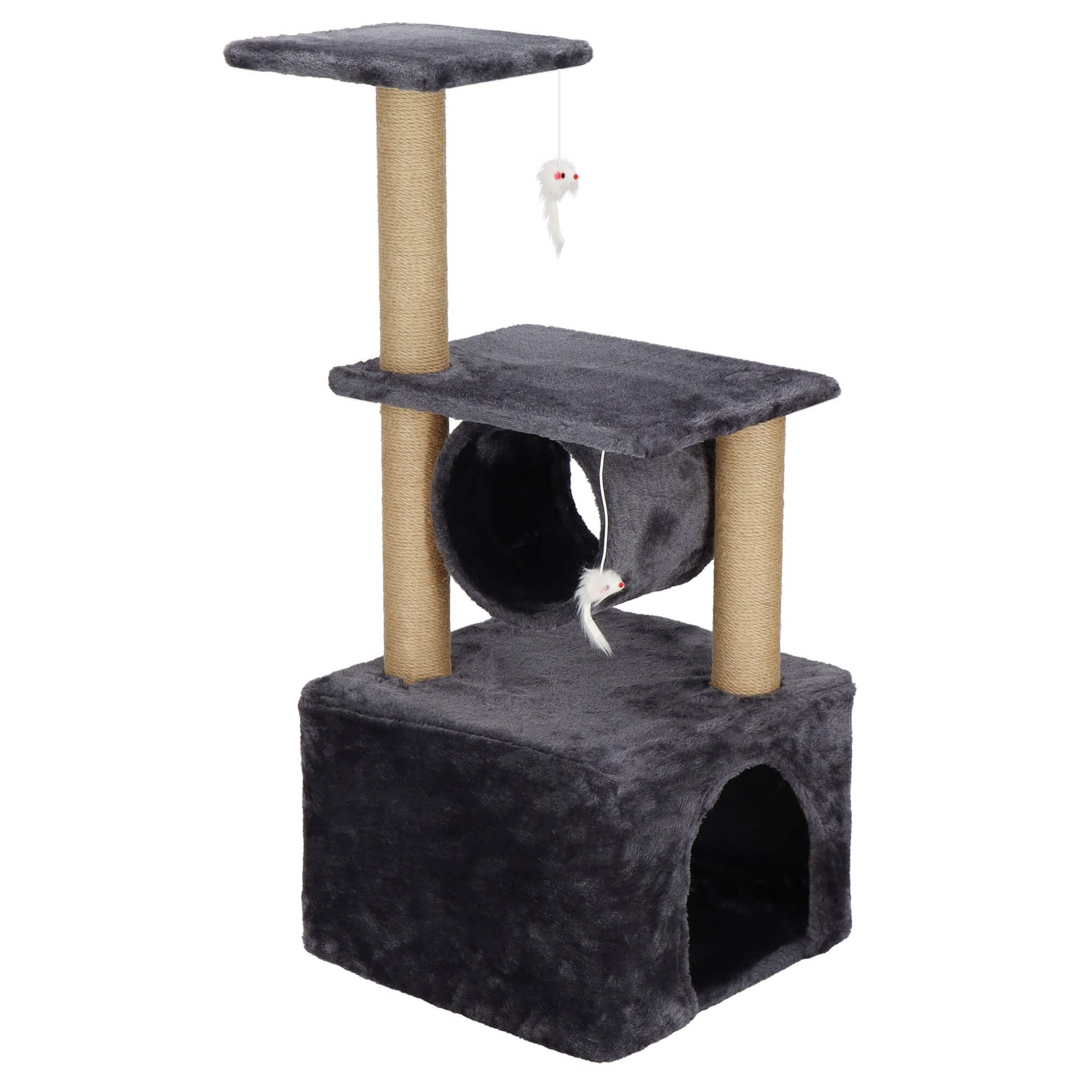 Kačių namelis-draskyklė springos pa1038, 62 cm, 5 lygiai