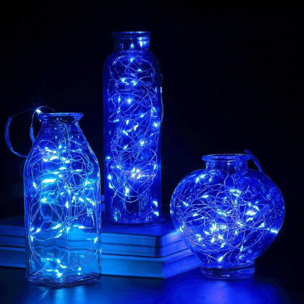 Kalėdų eglutės girlianda su 300 led lempučių, mėlyna 3