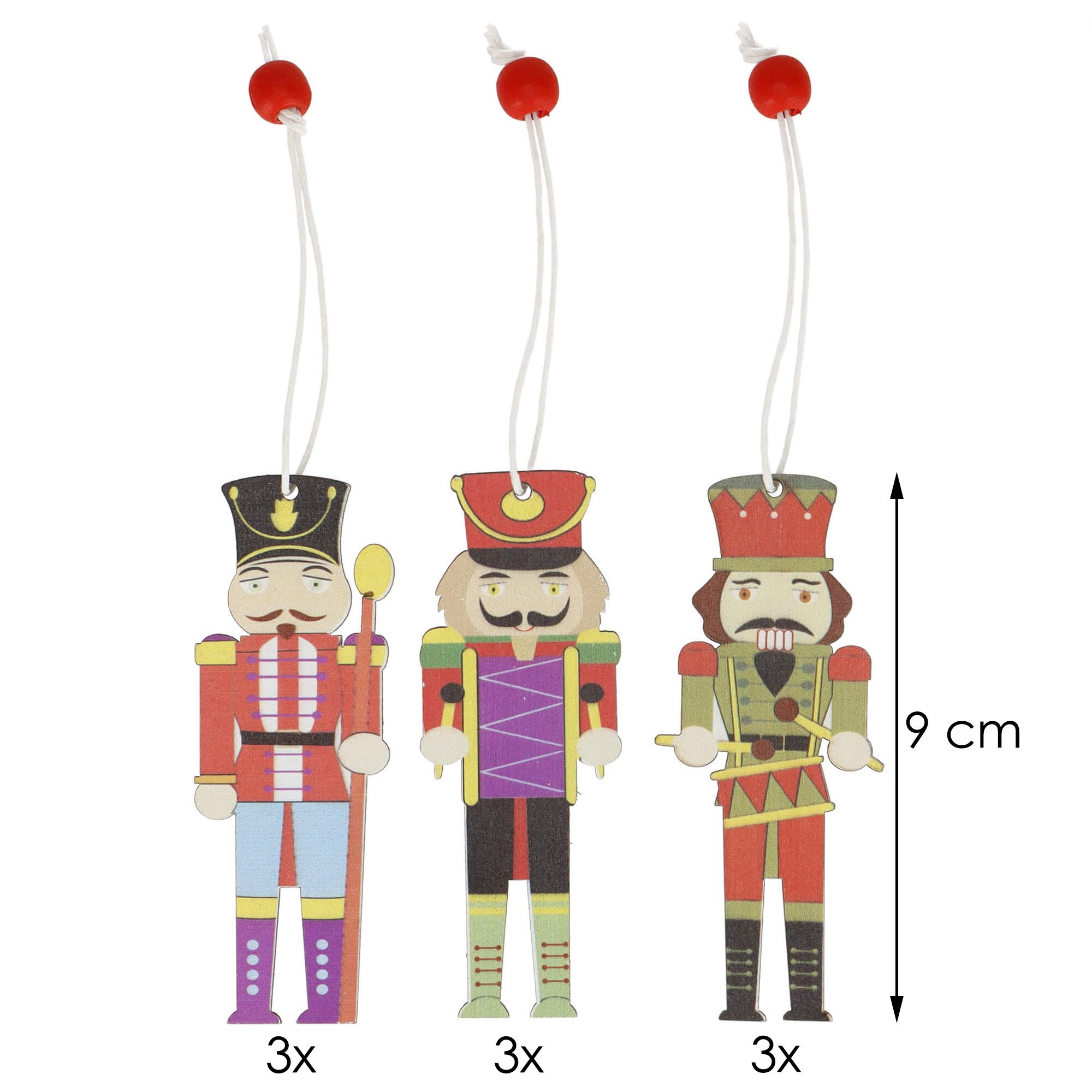 Kalėdinės dekoracijos springos 8,9x3,1x0,2 cm