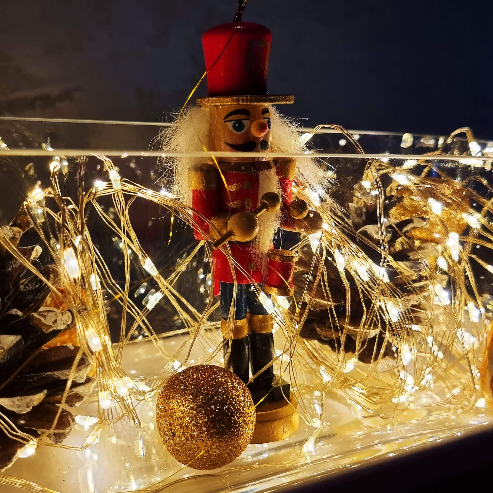 Led girlianda springos cl0026, šiltai balta, 1.9 m