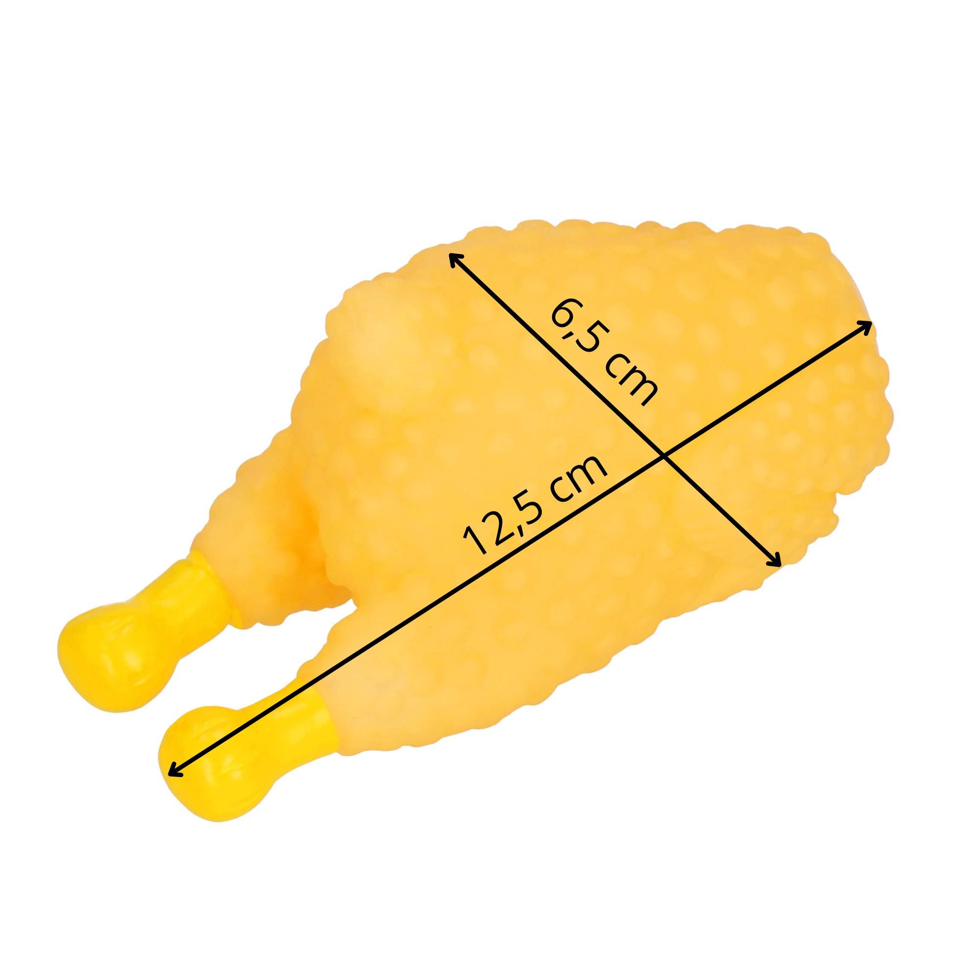 Šunų žaislas springos pa0285, viščiuko formos, 12,5 cm