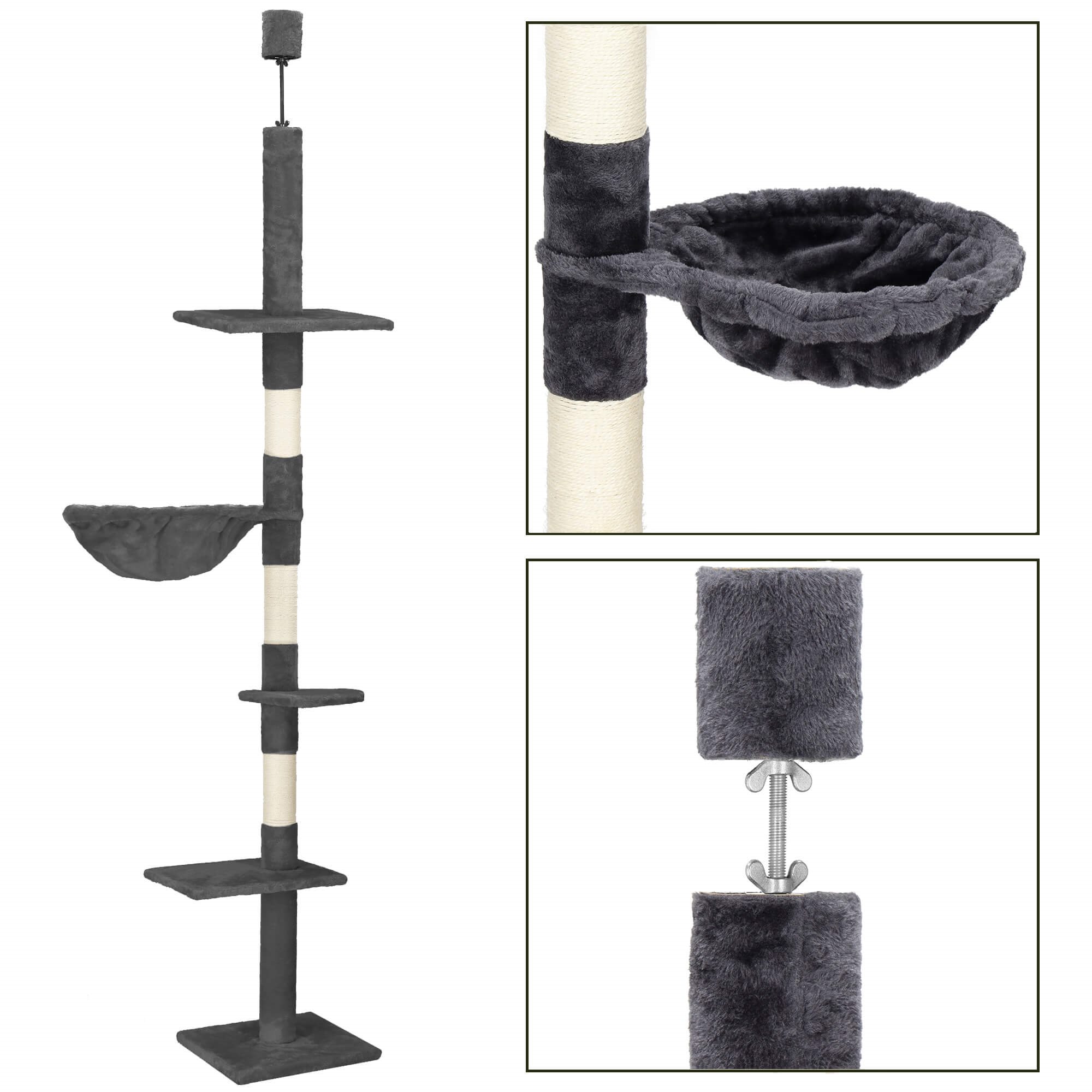 Kačių namas springos pa1051, 245-260 cm, 5 lygiai