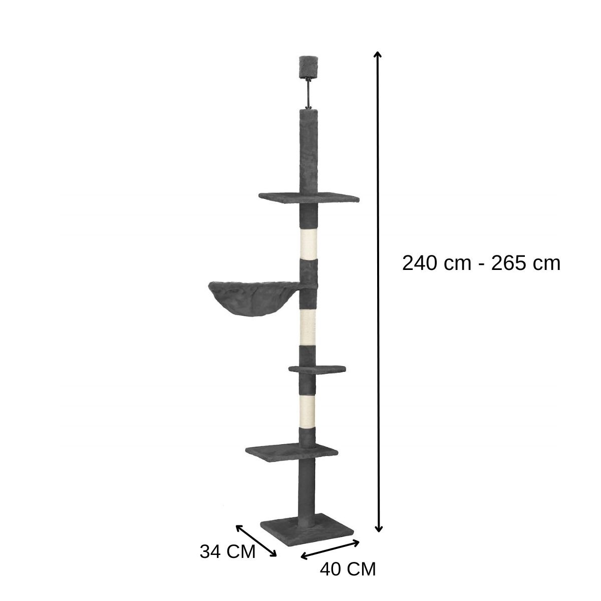Kačių namas springos pa1051, 245-260 cm, 5 lygiai