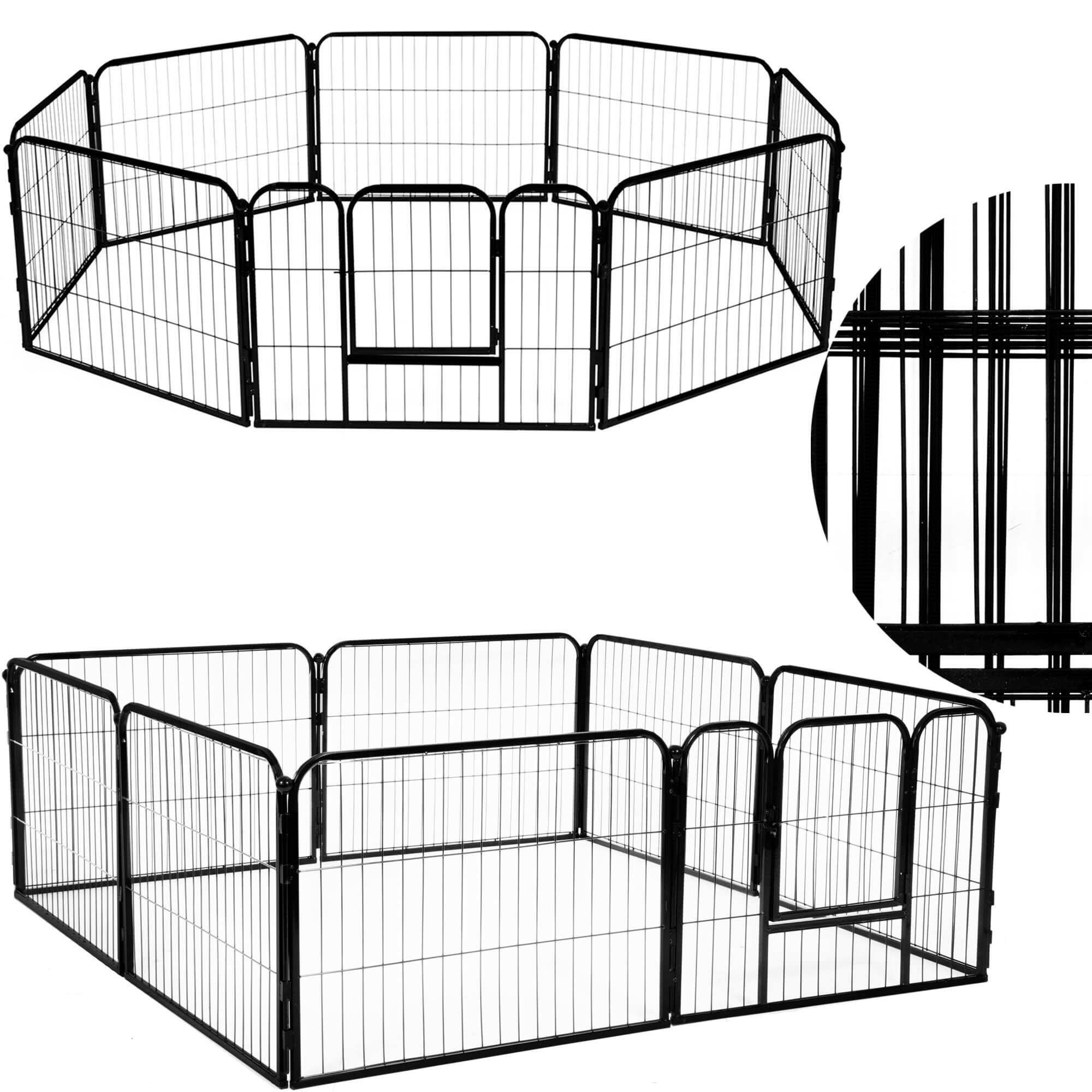 Naminių gyvūnėlių metalinis narvas springos pa1002, 165 x 165 cm 3