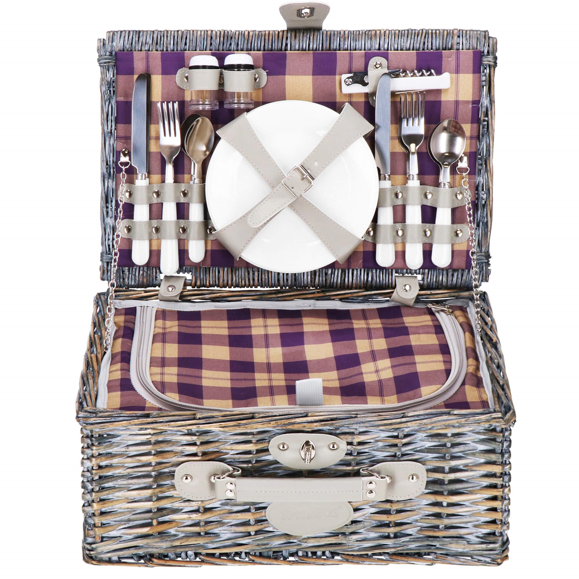Pikniko krepšys 42 x 27 x 20 cm 4 asm. 2