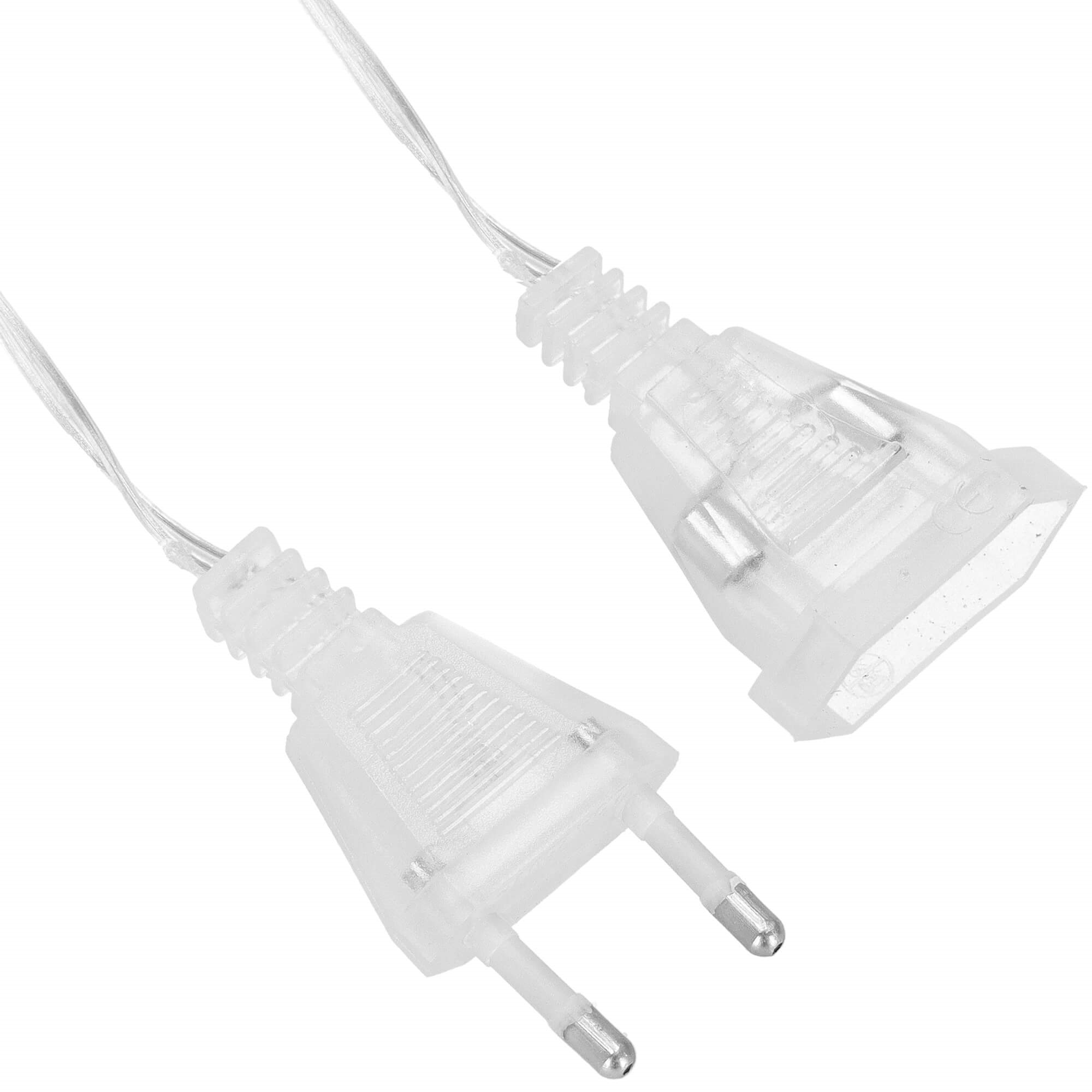 Kalėdinė girlianda springos 300 led, 3x3 m, šiltai balta