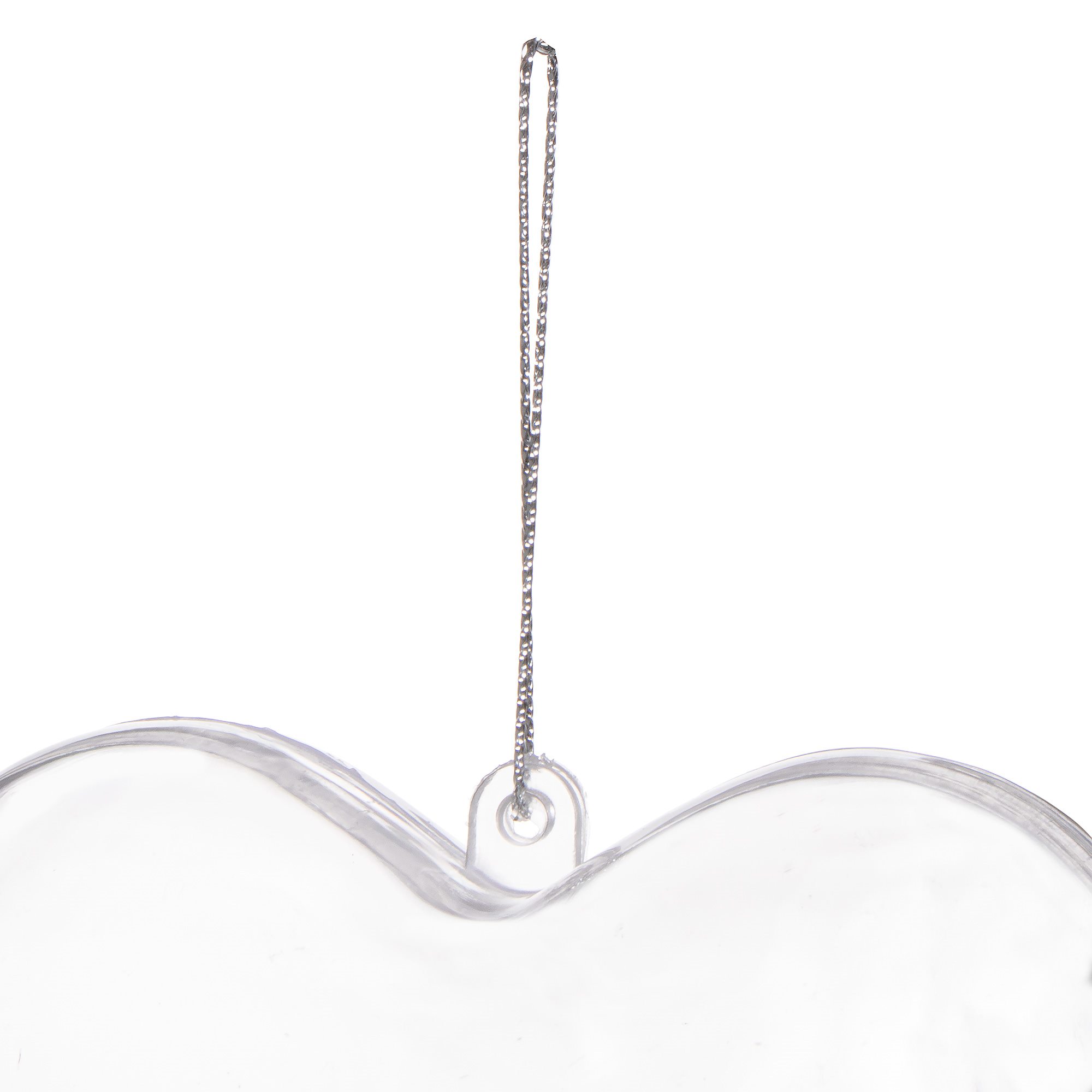 Plastikinis kalėdinis burbulas springos 10 cm