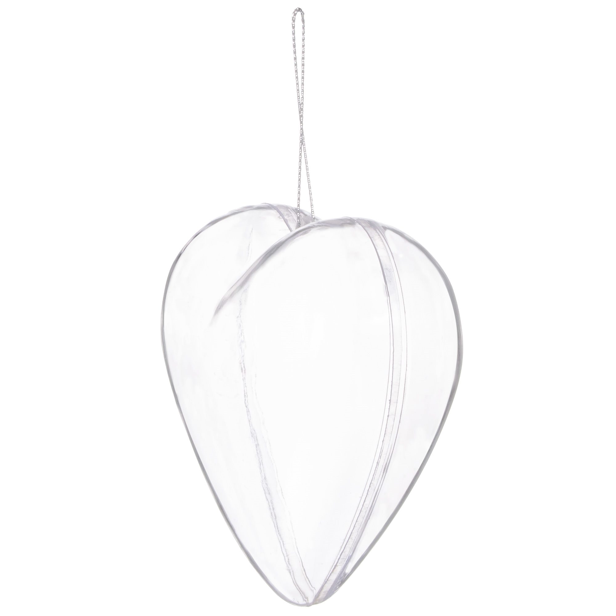Plastikinis kalėdinis burbulas springos 10 cm