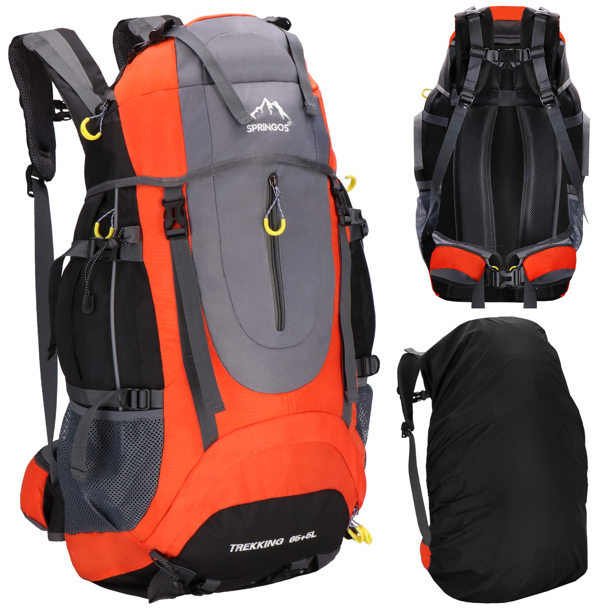 Kuprinė springos cs0128 65+5 l su lietaus apsauga 1