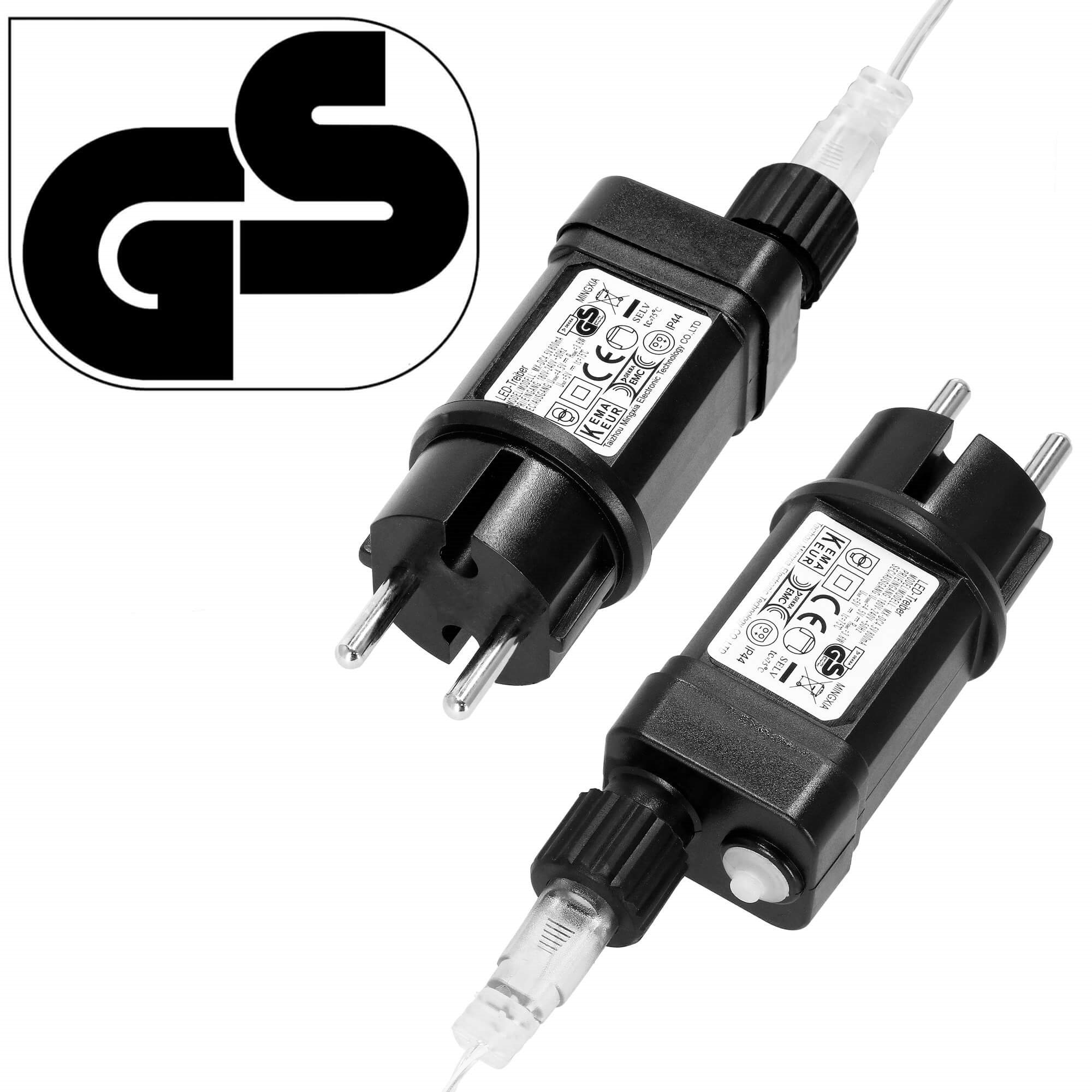 Kalėdinės lemputės springos cl0094 300 led šaltai balta, 2 m
