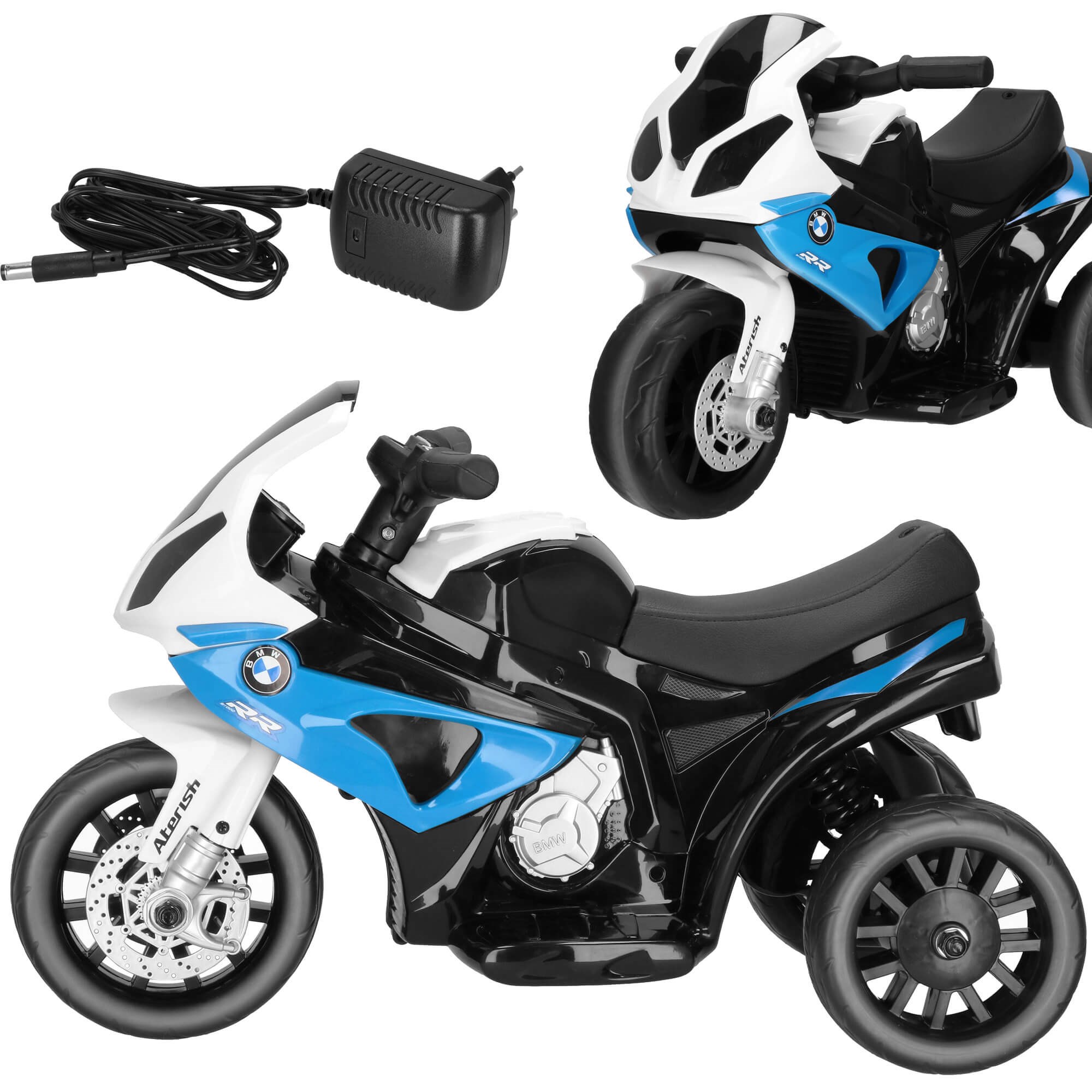 Elektrinis triratis motociklas vaikams Springos BMW S 1000 RR 3