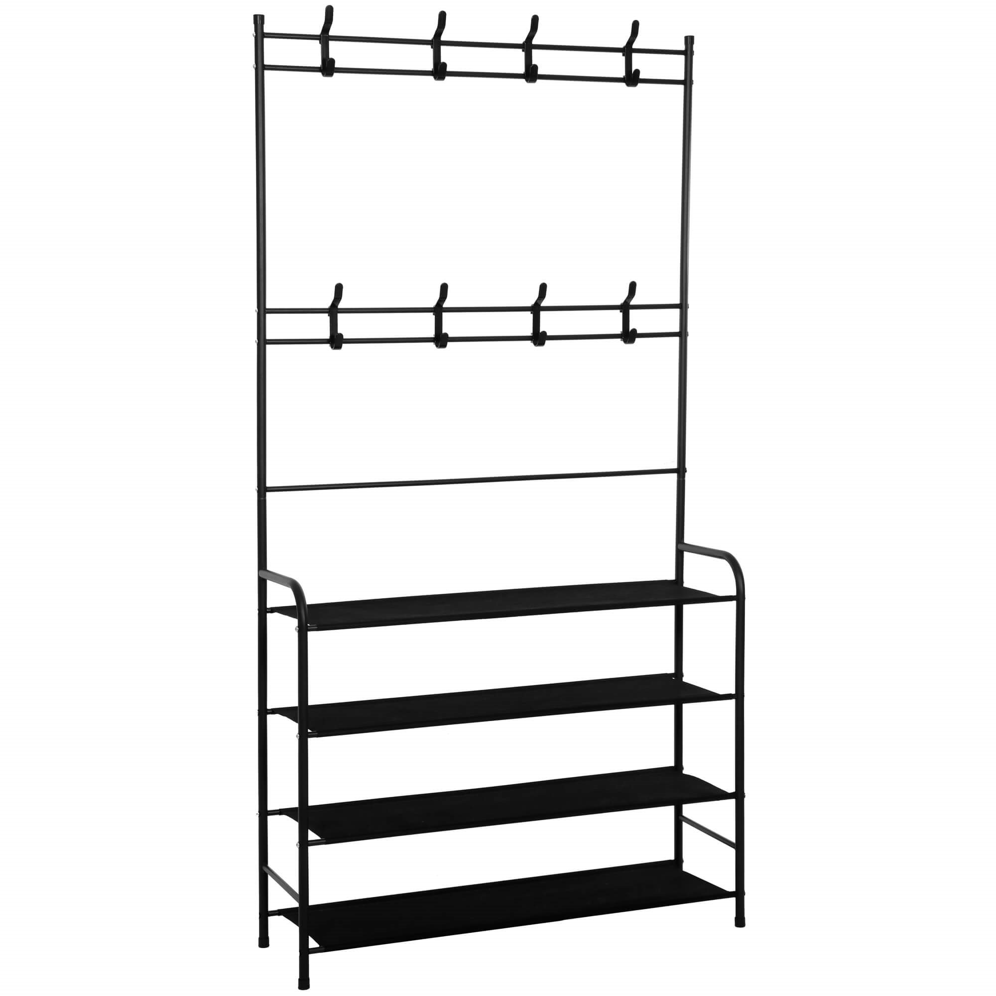 Drabužių kabykla Springos 150 cm juoda